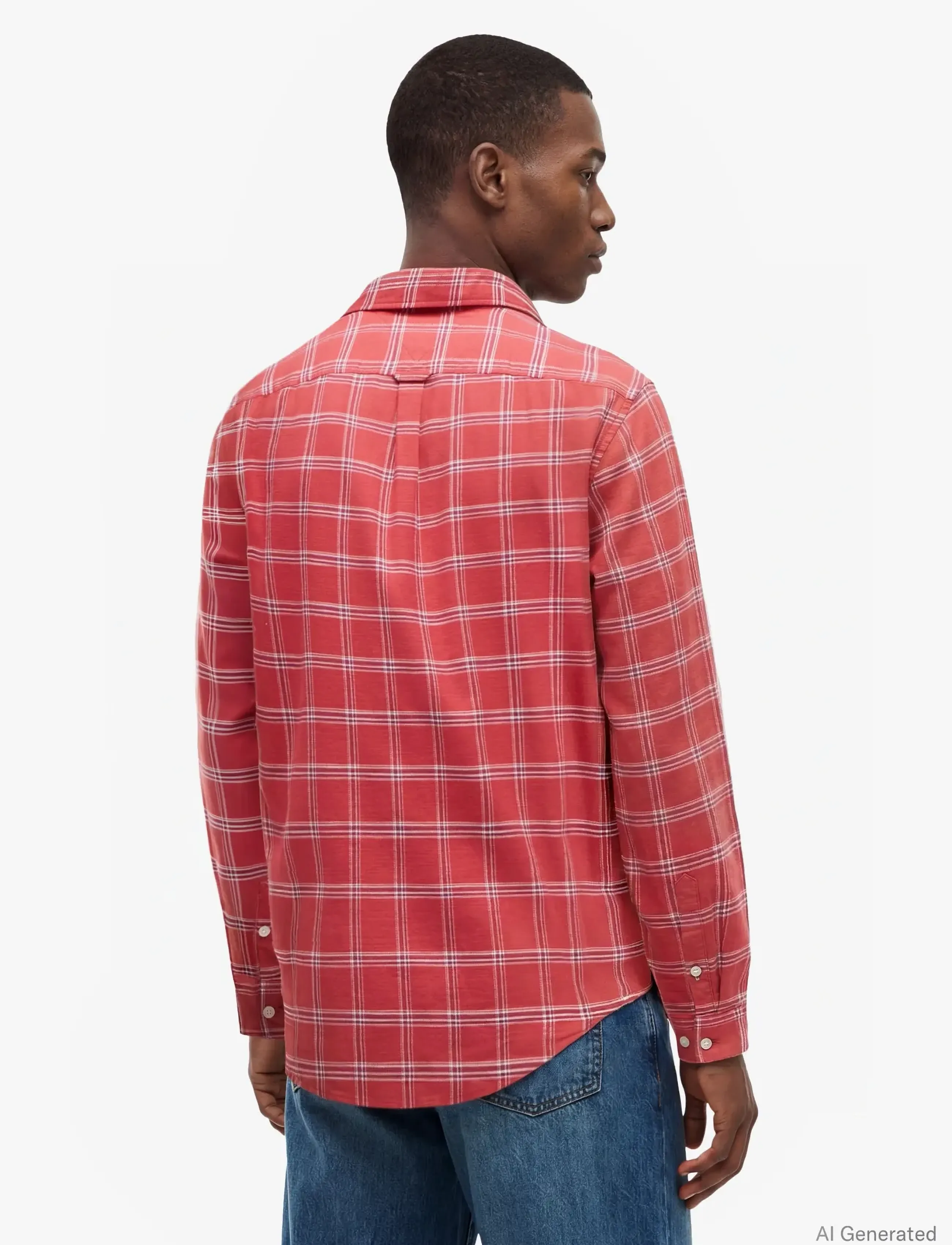 Tommy Jeans - TJM REG TWILL CHECK SHIRT - ternede skjorter - anthem red check - 2