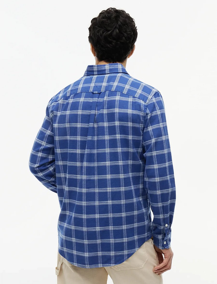 Tommy Jeans - TJM REG TWILL CHECK SHIRT - karierte hemden - blue storm check - 2