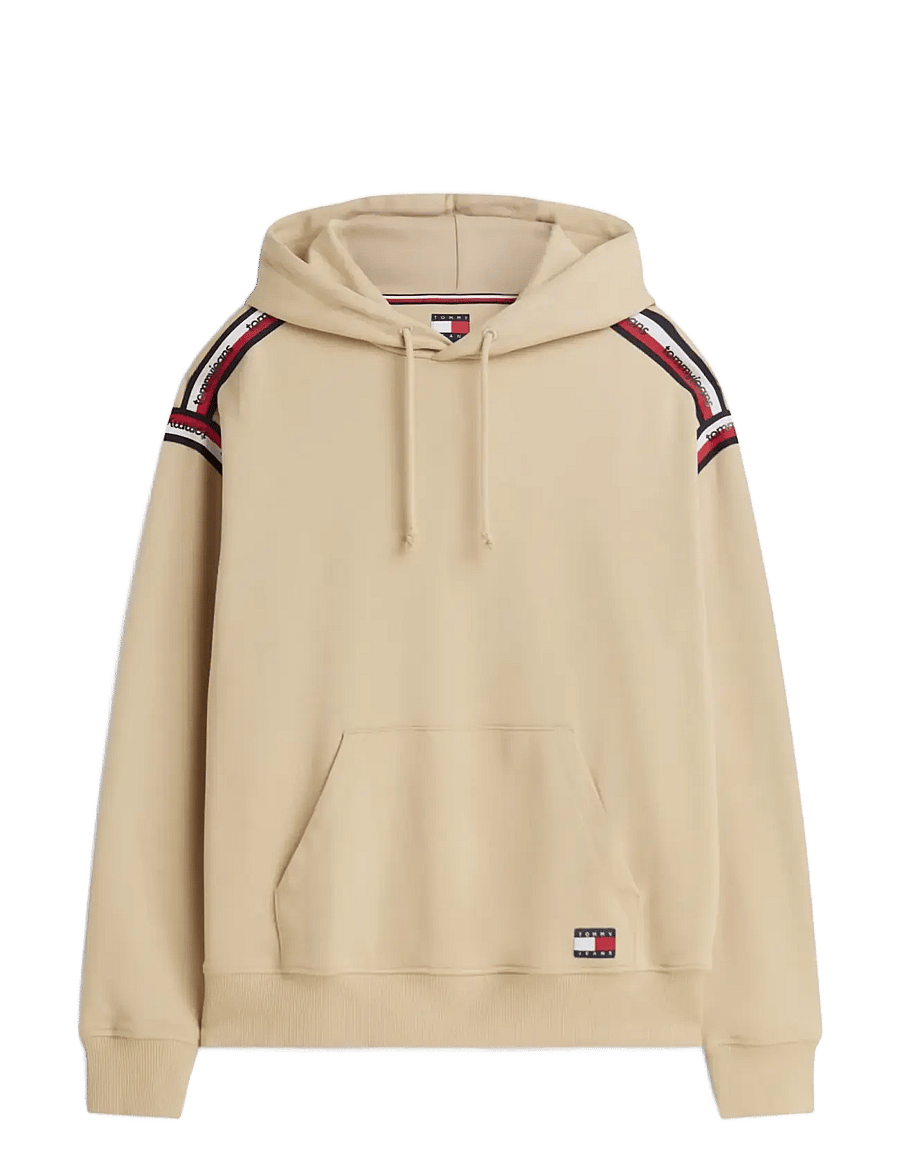 Tommy Jeans - TJM RLX TAPE HOODIE - kapuzenpullover - gentle gold - 1