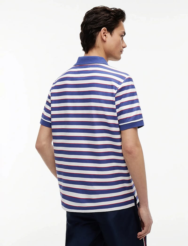 Tommy Jeans - TJM REG STRIPE JERSEY POLO EXT - kortærmede poloer - blue storm stripe - 2