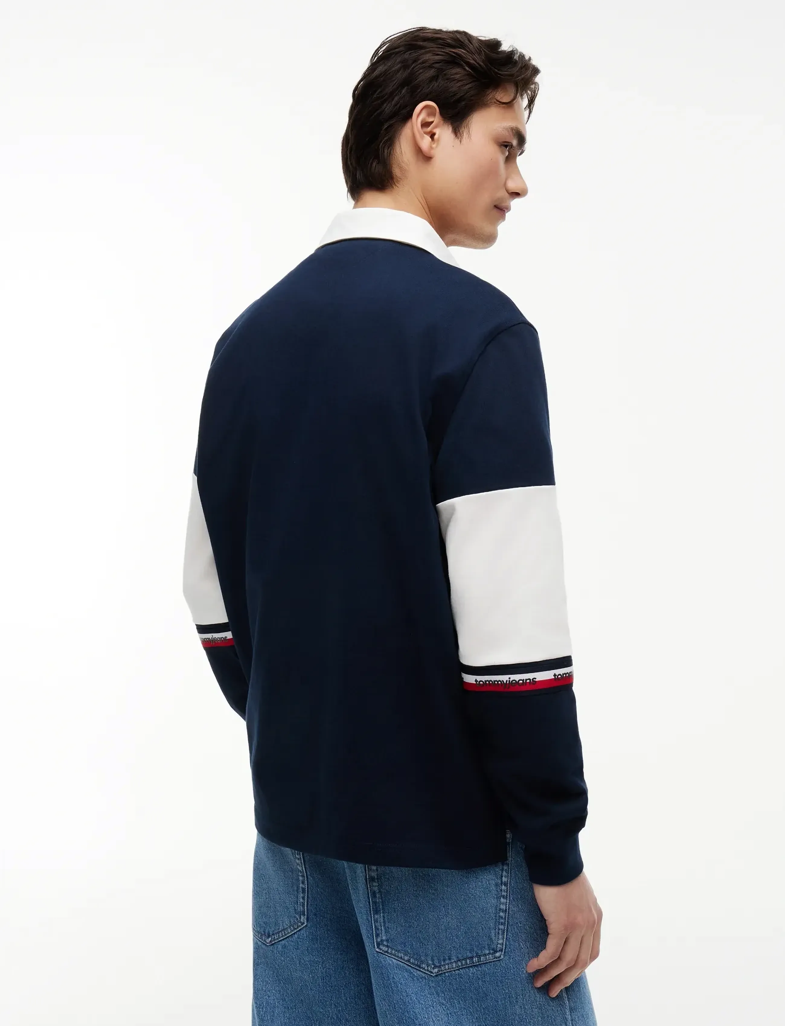 Tommy Jeans - TJM RLX CBLOCK RUGBY - long-sleeved polos - dark night navy - 2