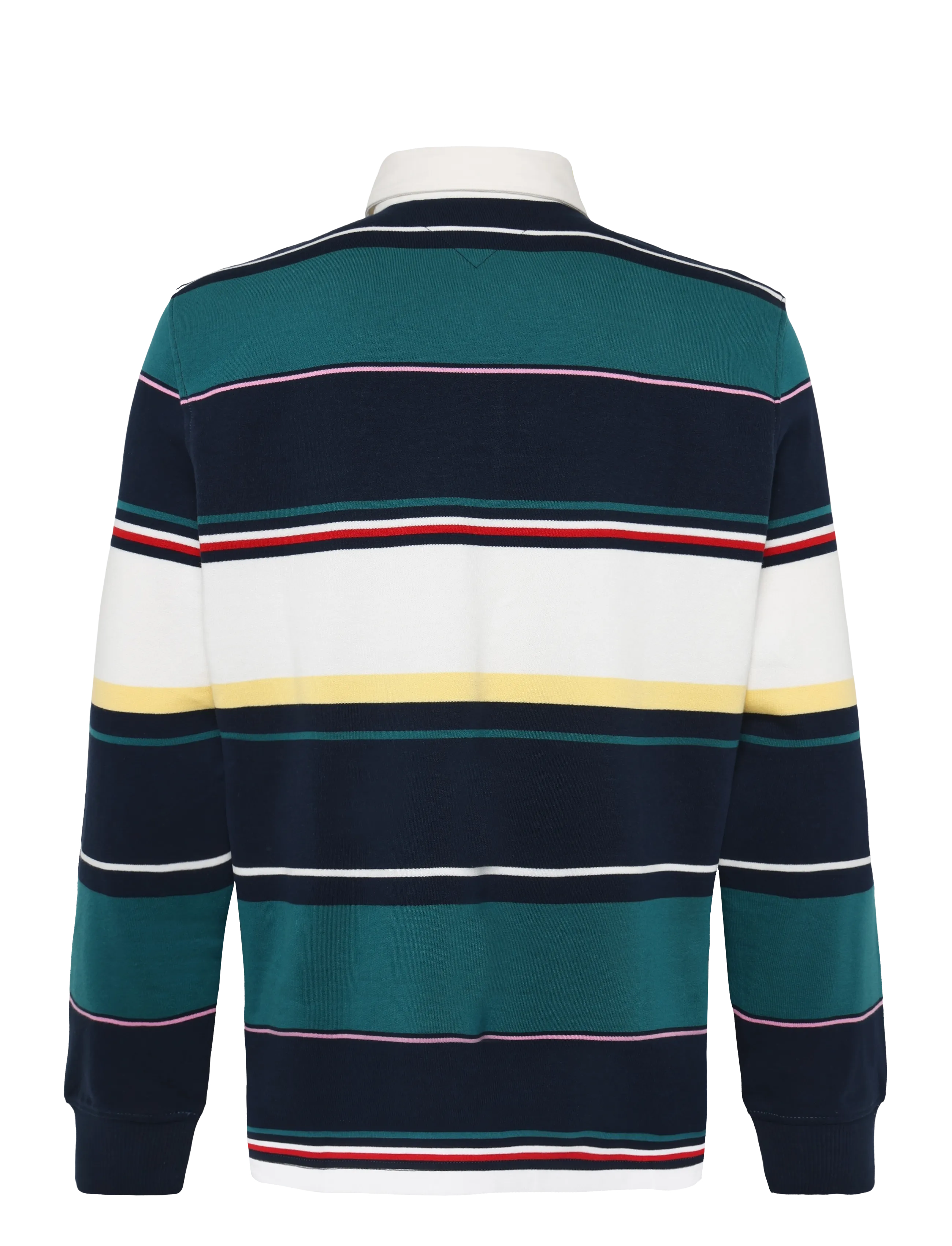Tommy Jeans - TJM RLX STRIPE RUGBY EXT - pikkade varrukatega polod - dark night navy multi - 2