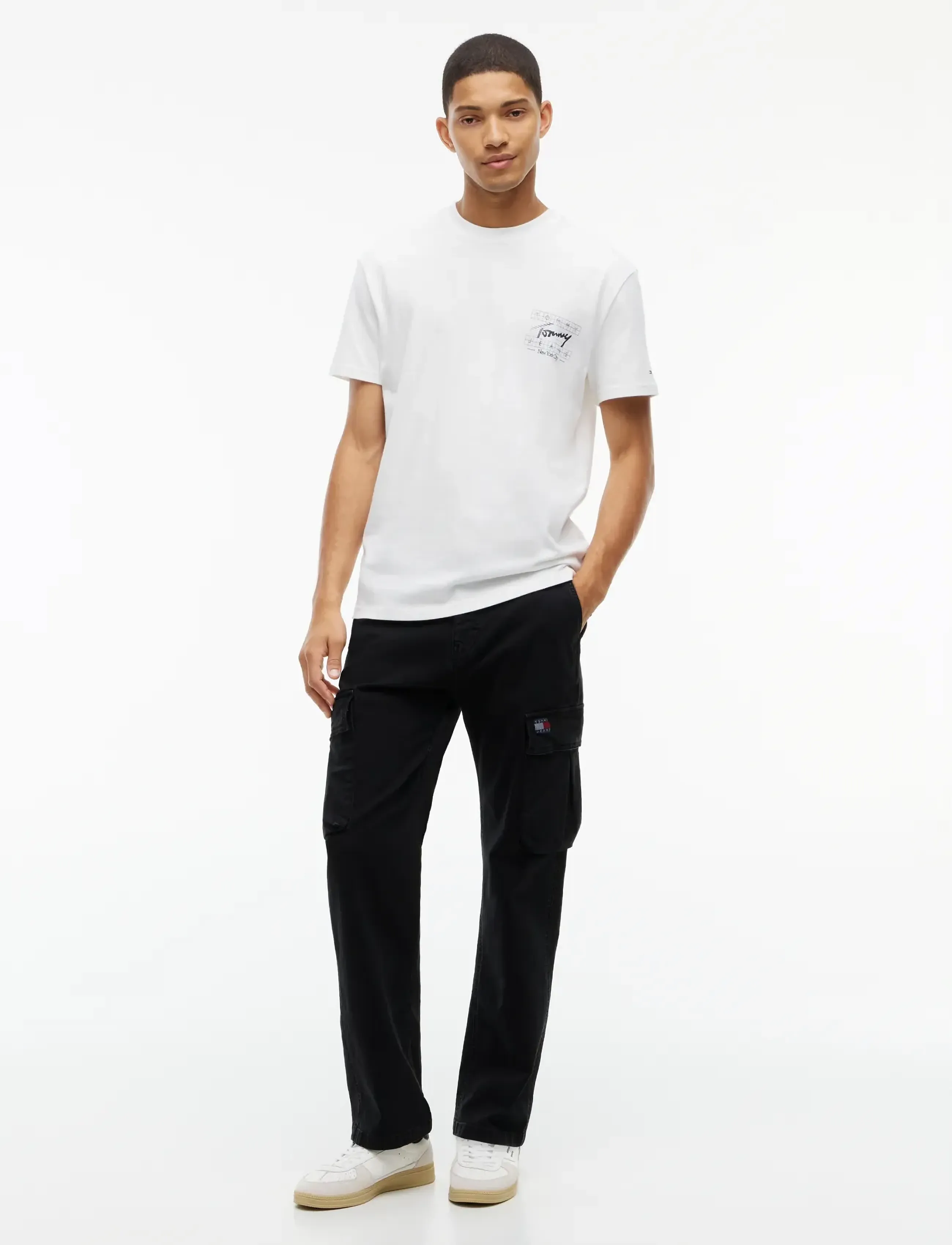 TOMMY HILFIGER T-shirts med korta ärmar DM0DM23177 YBL t-shirts - bas herr – bild 8
