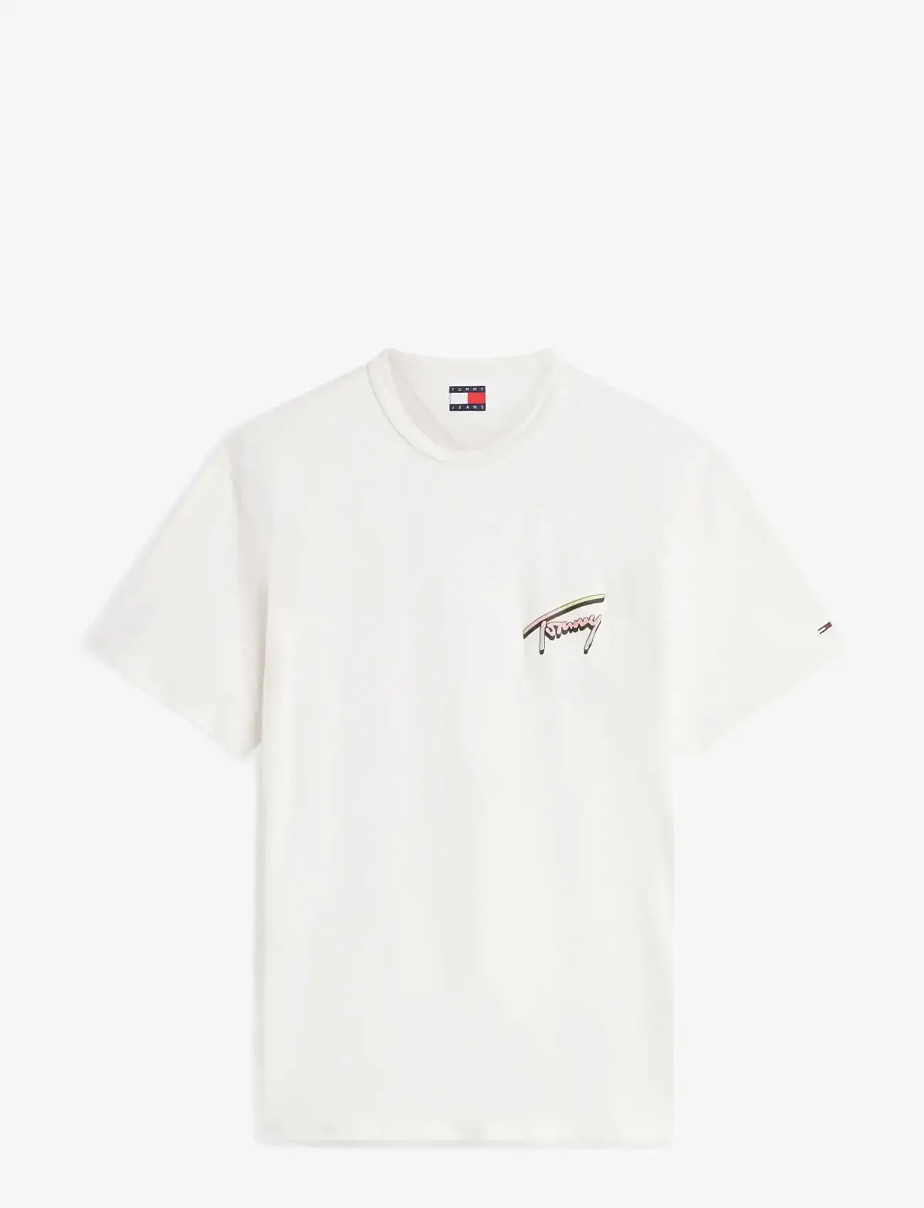 Tommy Jeans - TJM RLX NOVELTY SS TEE - kurzärmelig - ancient white - 1