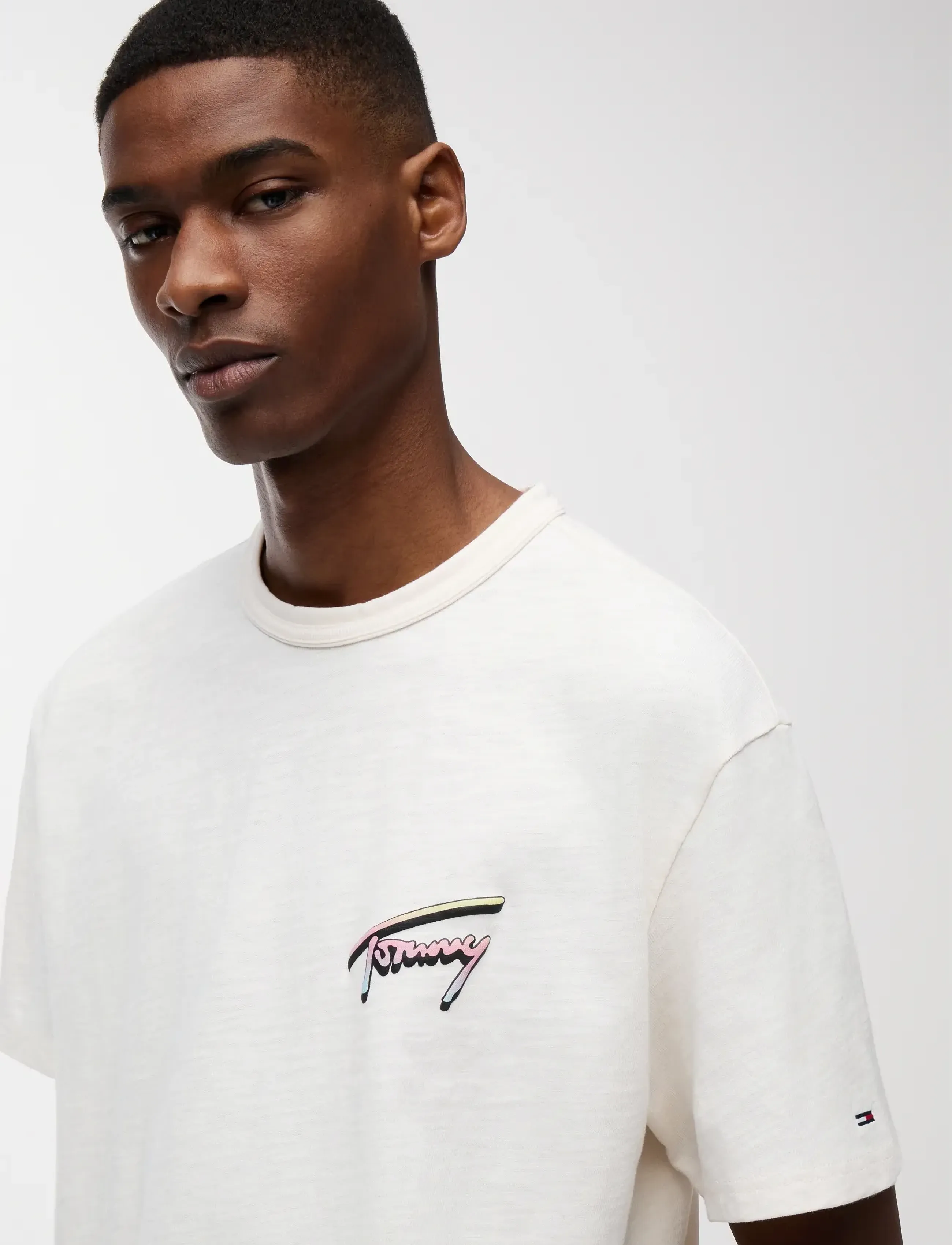T-shirt gul / rosa / svart 6
