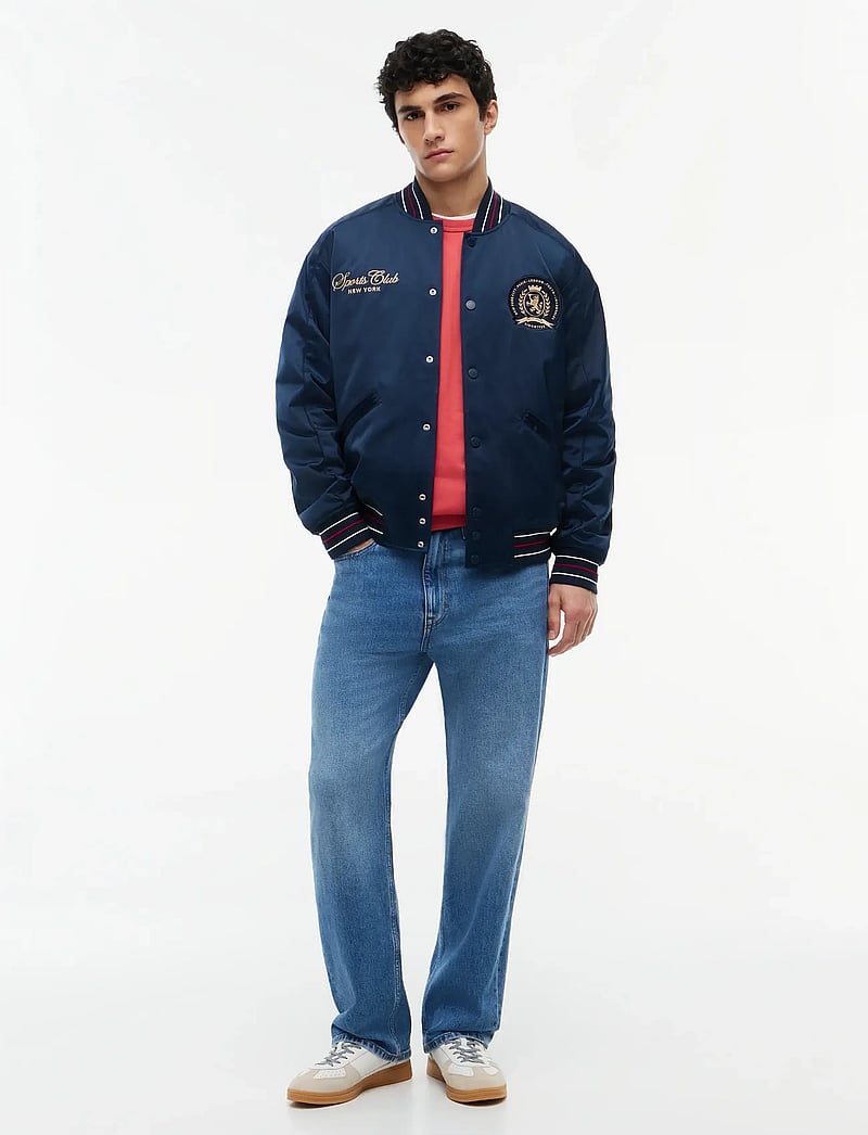 Tommy Jeans - TJM SOUVENIR BOMBER JACKET - varsity jackor - dark night navy - 4