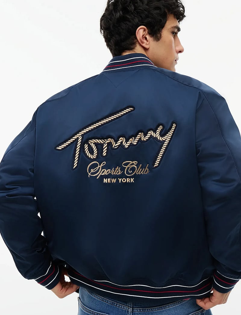 Tommy Jeans - TJM SOUVENIR BOMBER JACKET - varsity jackor - dark night navy - 5