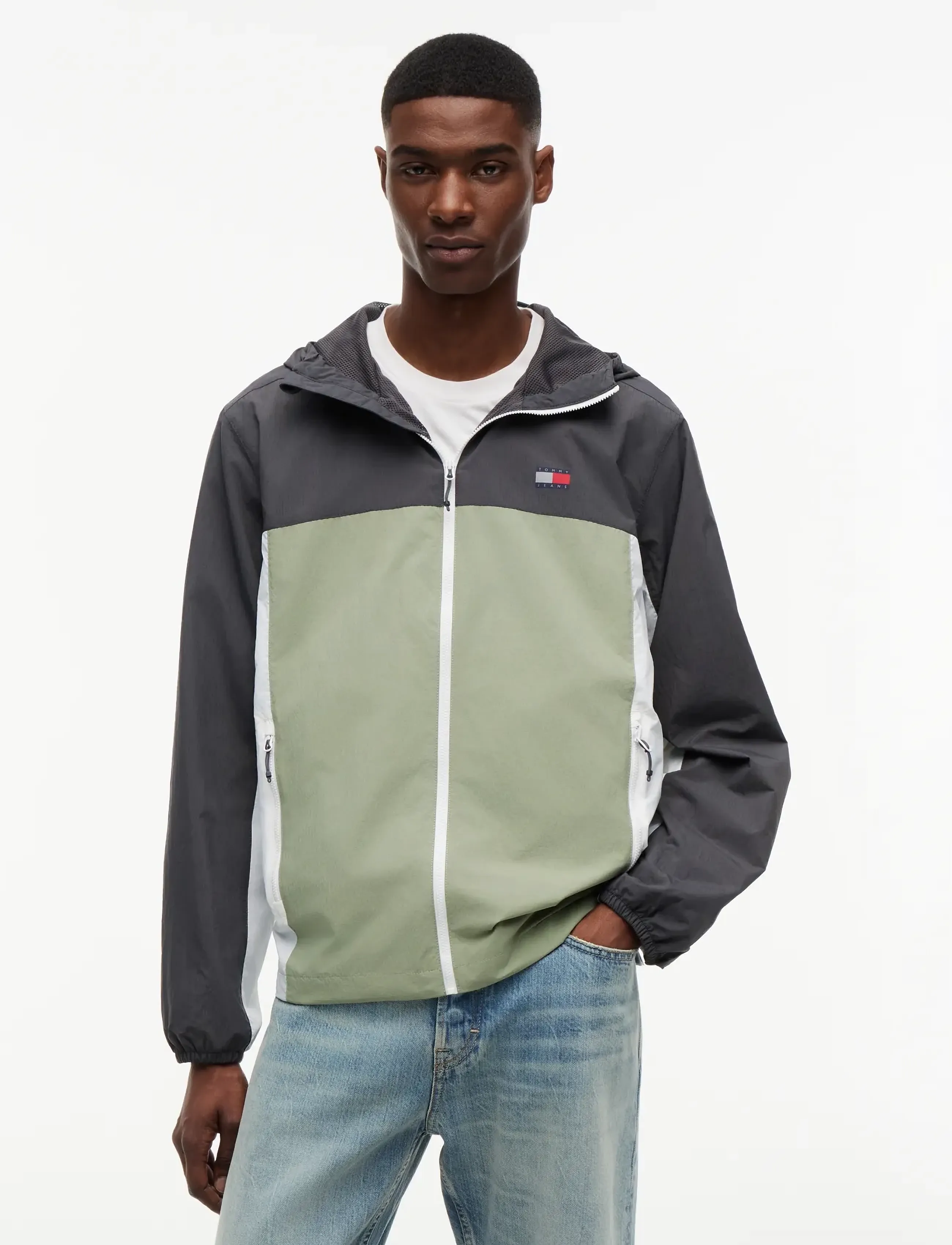 Tommy Jeans - TJM CHICAGO PACKABLE JACKET EXT - lette jakker - spring olive multi - 0
