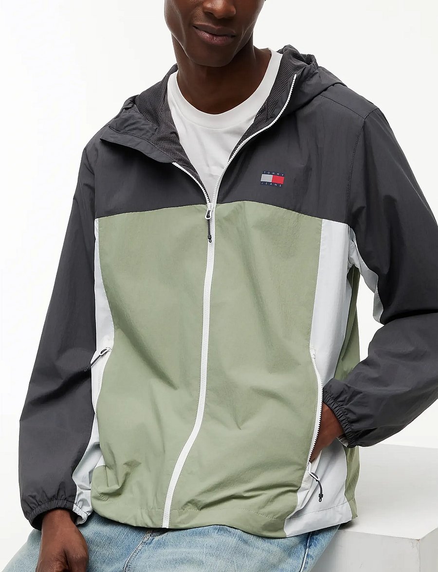 Tommy Jeans - TJM CHICAGO PACKABLE JACKET EXT - höstjackor - spring olive multi - 3