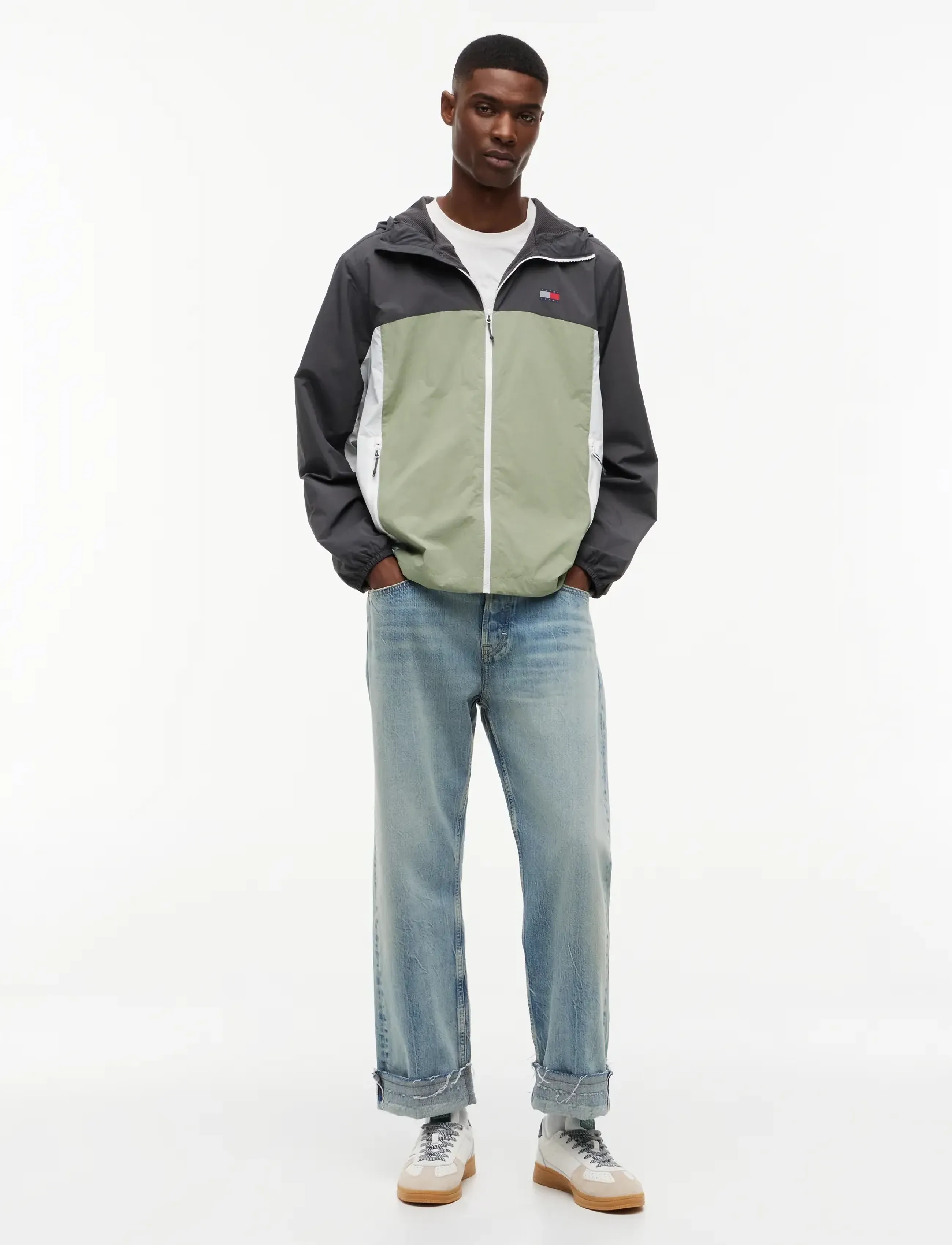 Tommy Jeans - TJM CHICAGO PACKABLE JACKET EXT - lette jakker - spring olive multi - 4