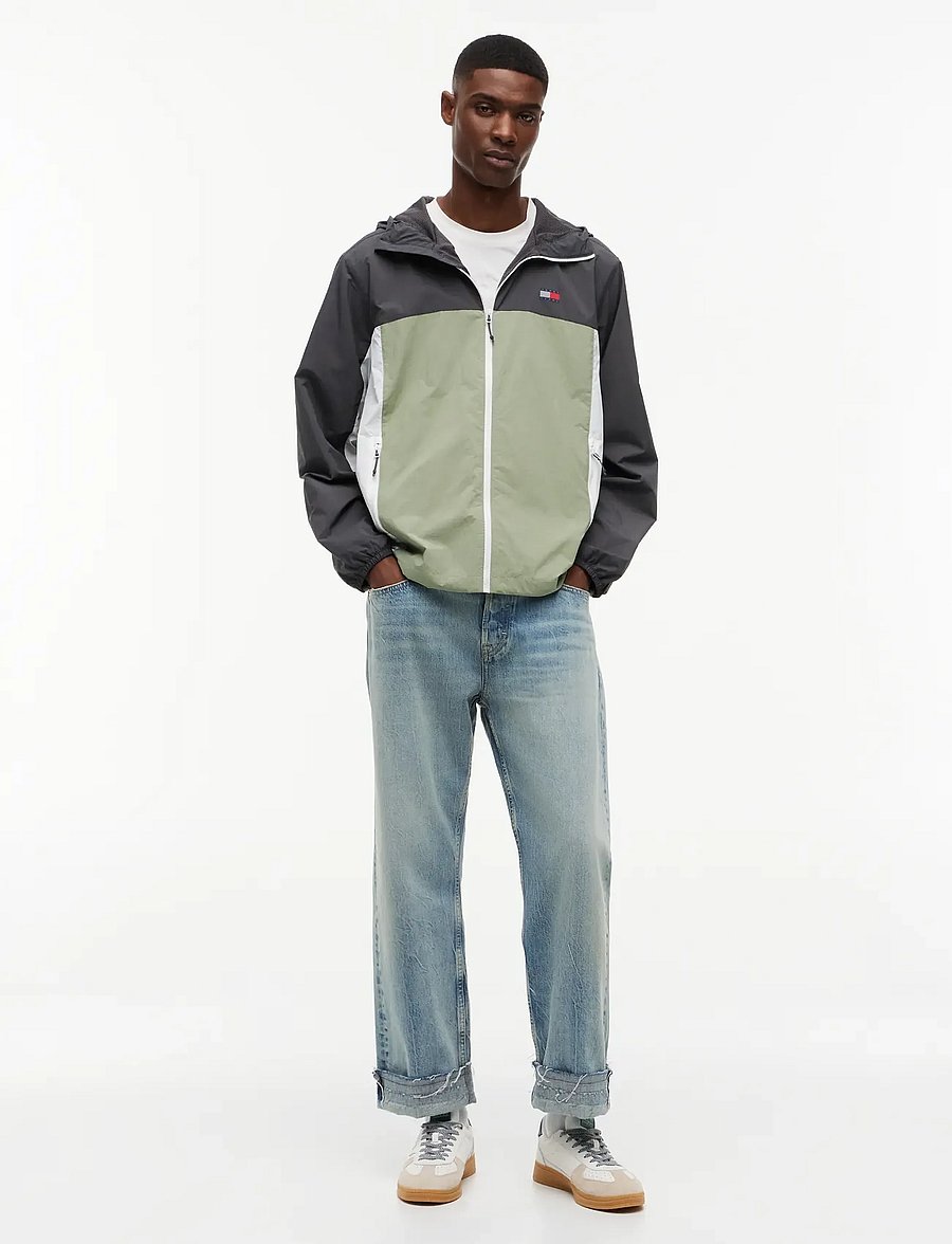 Tommy Jeans - TJM CHICAGO PACKABLE JACKET EXT - höstjackor - spring olive multi - 4
