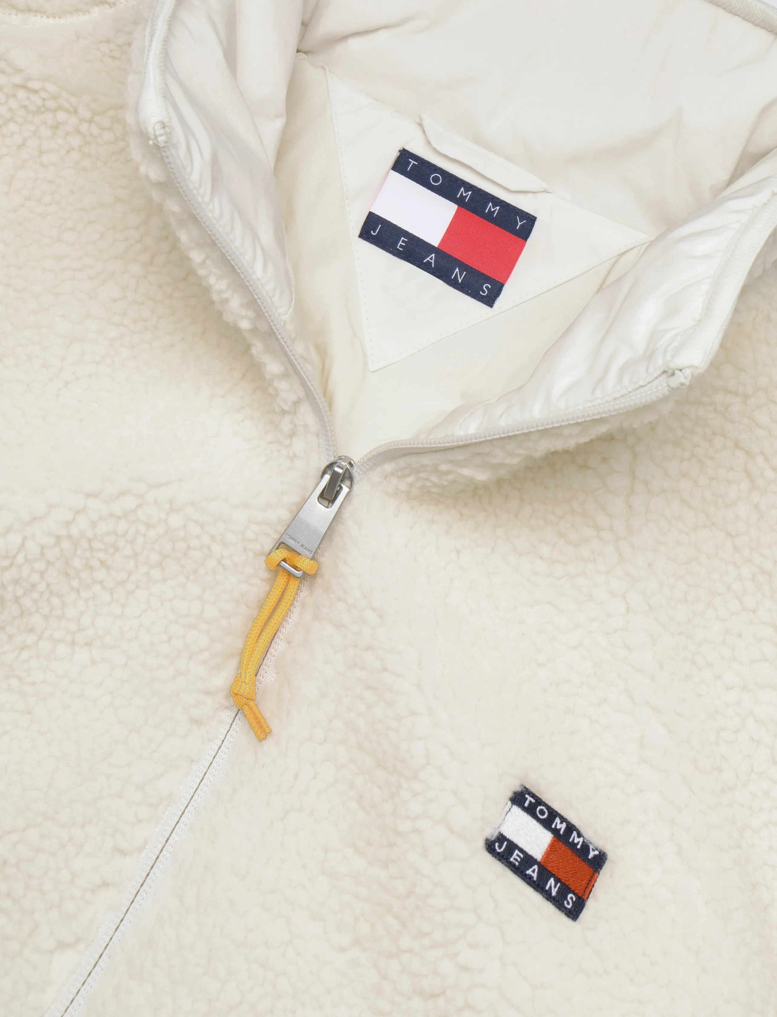 Tommy Jeans - TJM ESSENTIAL MIX TEDDY JACKET - forårsjakker - cream - 5