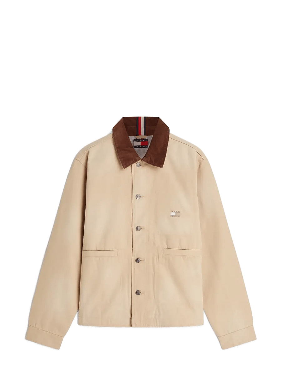 Tommy Jeans - TJM REG CHORE JACKET - frühlingsjacken - gentle gold - 1