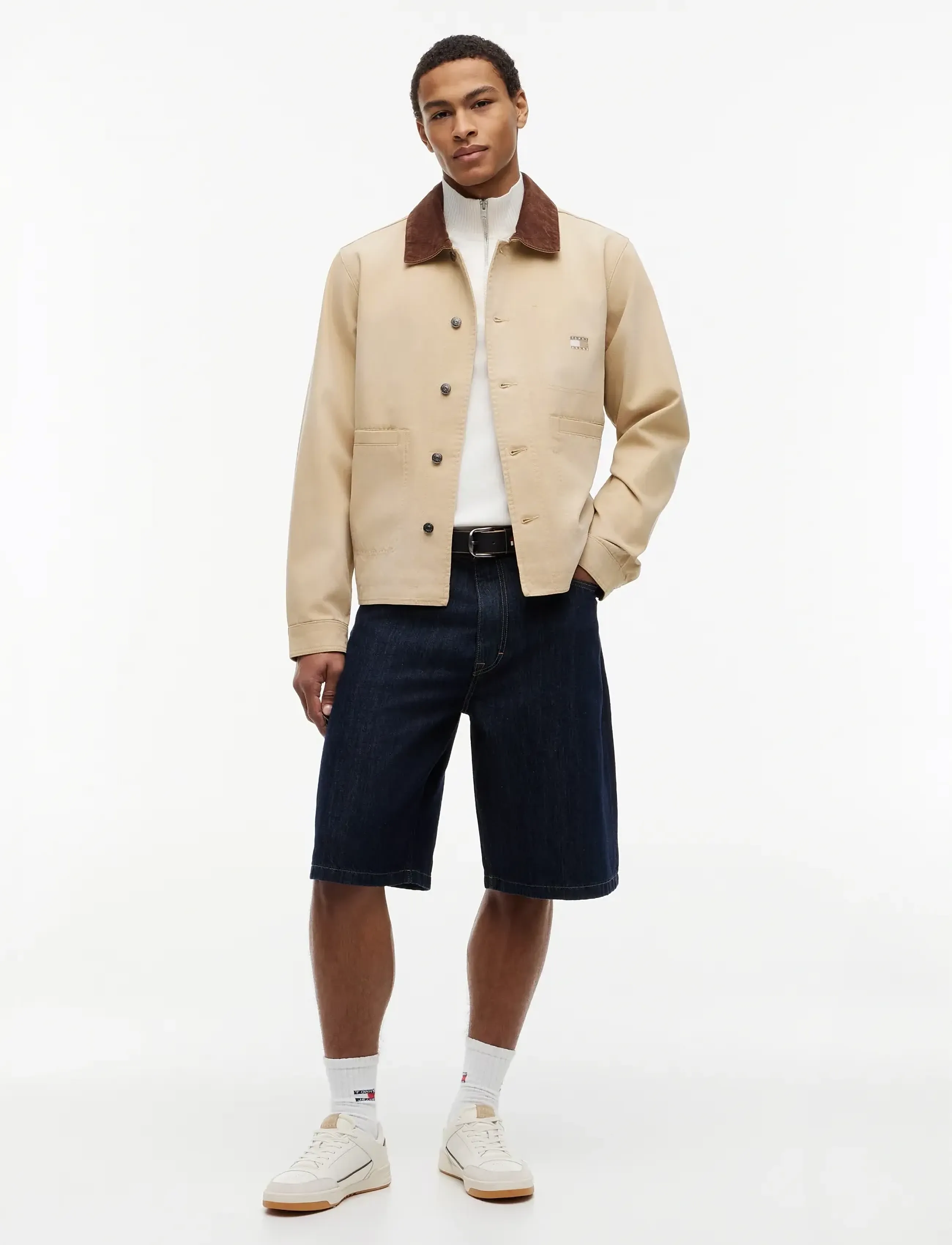 Tommy Jeans - TJM REG CHORE JACKET - frühlingsjacken - gentle gold - 4