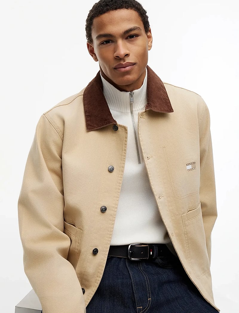 Tommy Jeans - TJM REG CHORE JACKET - frühlingsjacken - gentle gold - 5