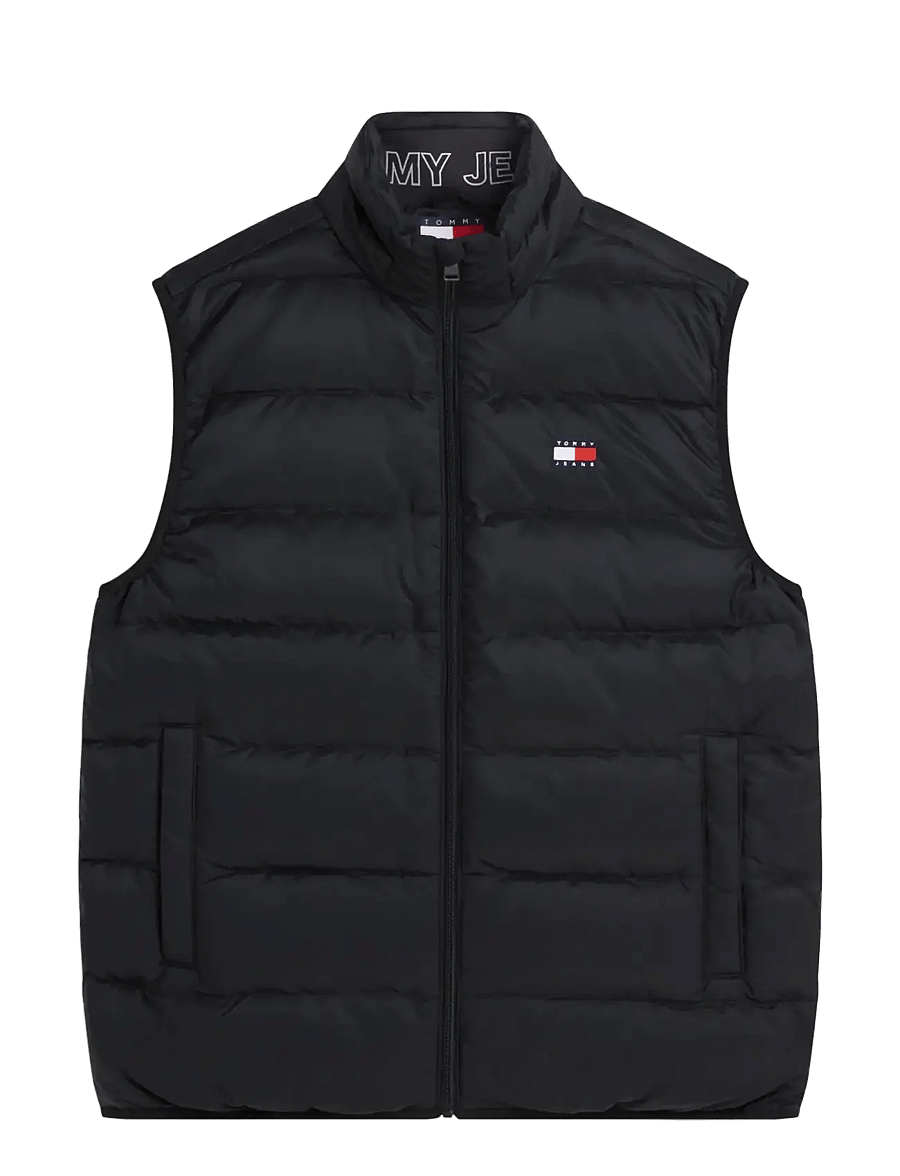 Tommy Jeans - TJM LIGHT DOWN PACKABLE VEST - västar - black - 1