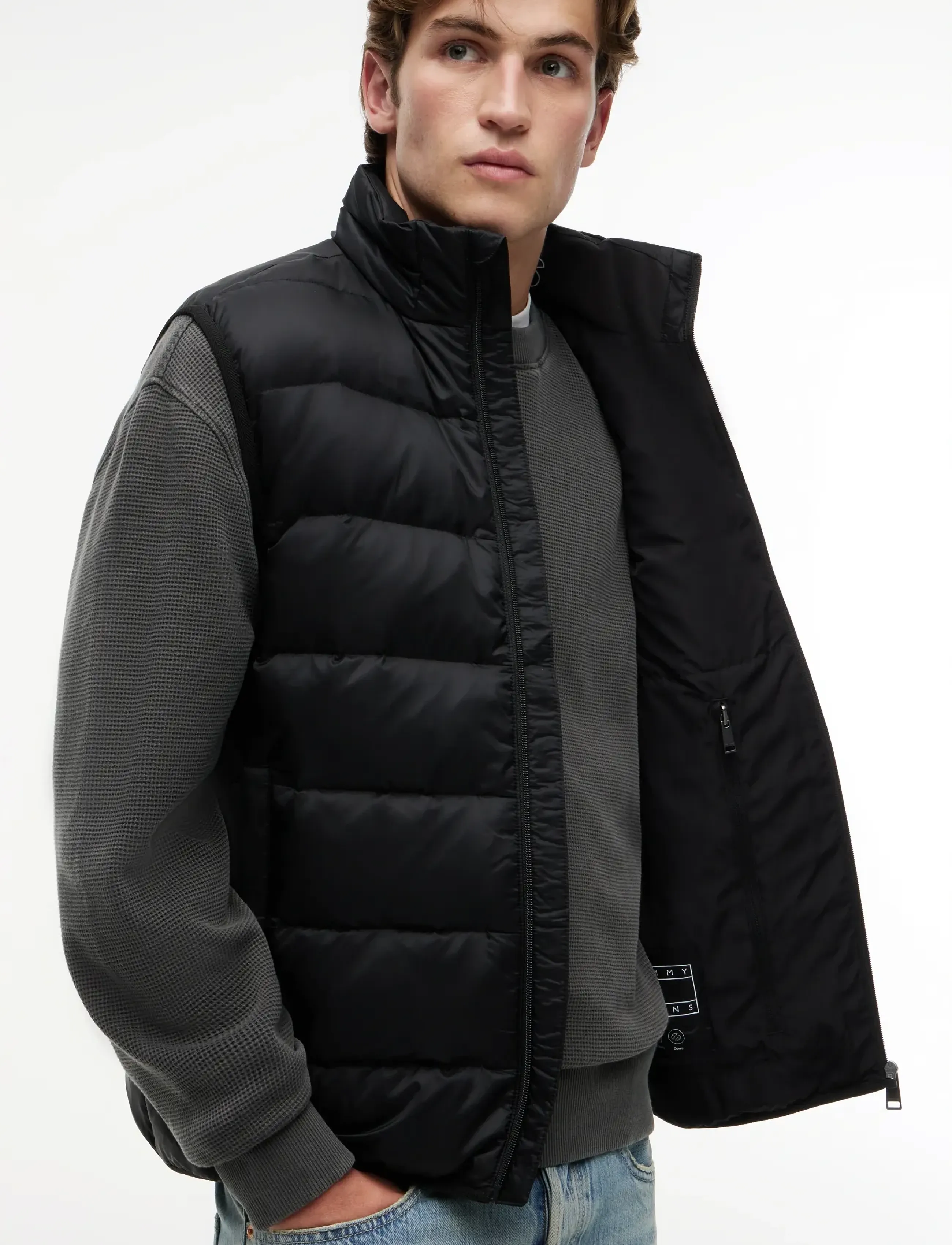 Tommy Jeans - TJM LIGHT DOWN PACKABLE VEST - västar - black - 4