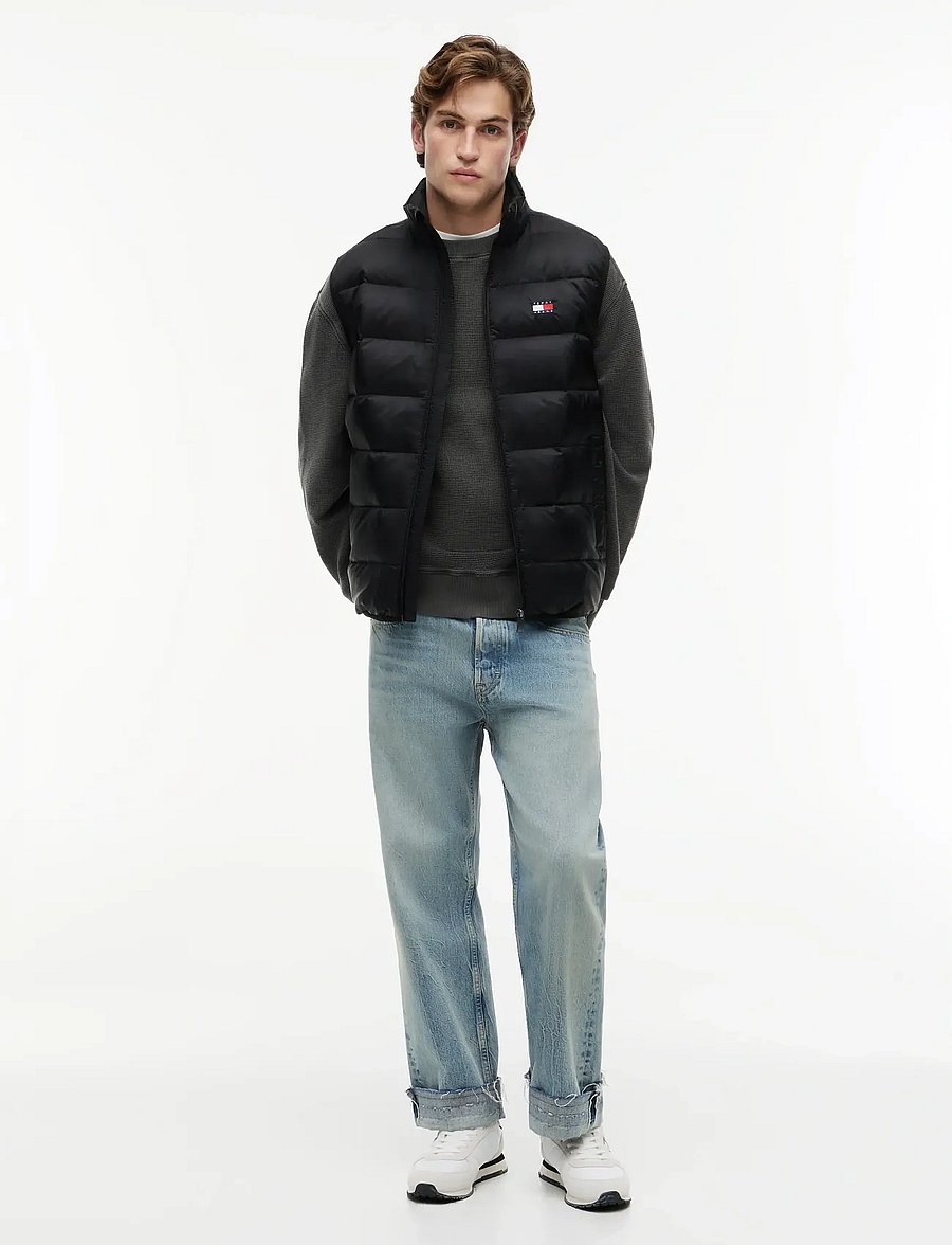 Tommy Jeans - TJM LIGHT DOWN PACKABLE VEST - västar - black - 5