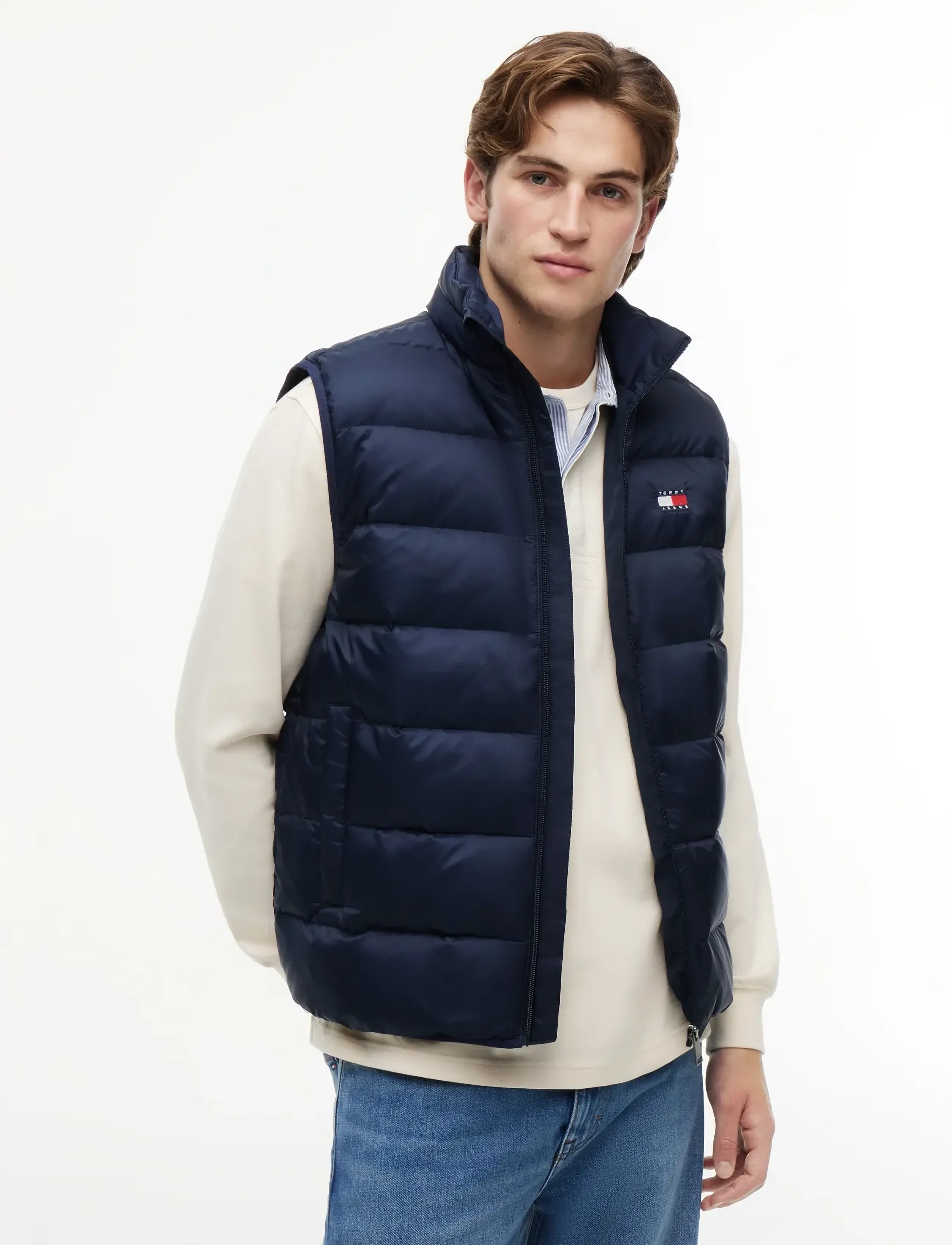 Tommy Jeans TJM LIGHT DOWN PACKABLE VEST - Veste - DARK BLUE / navy