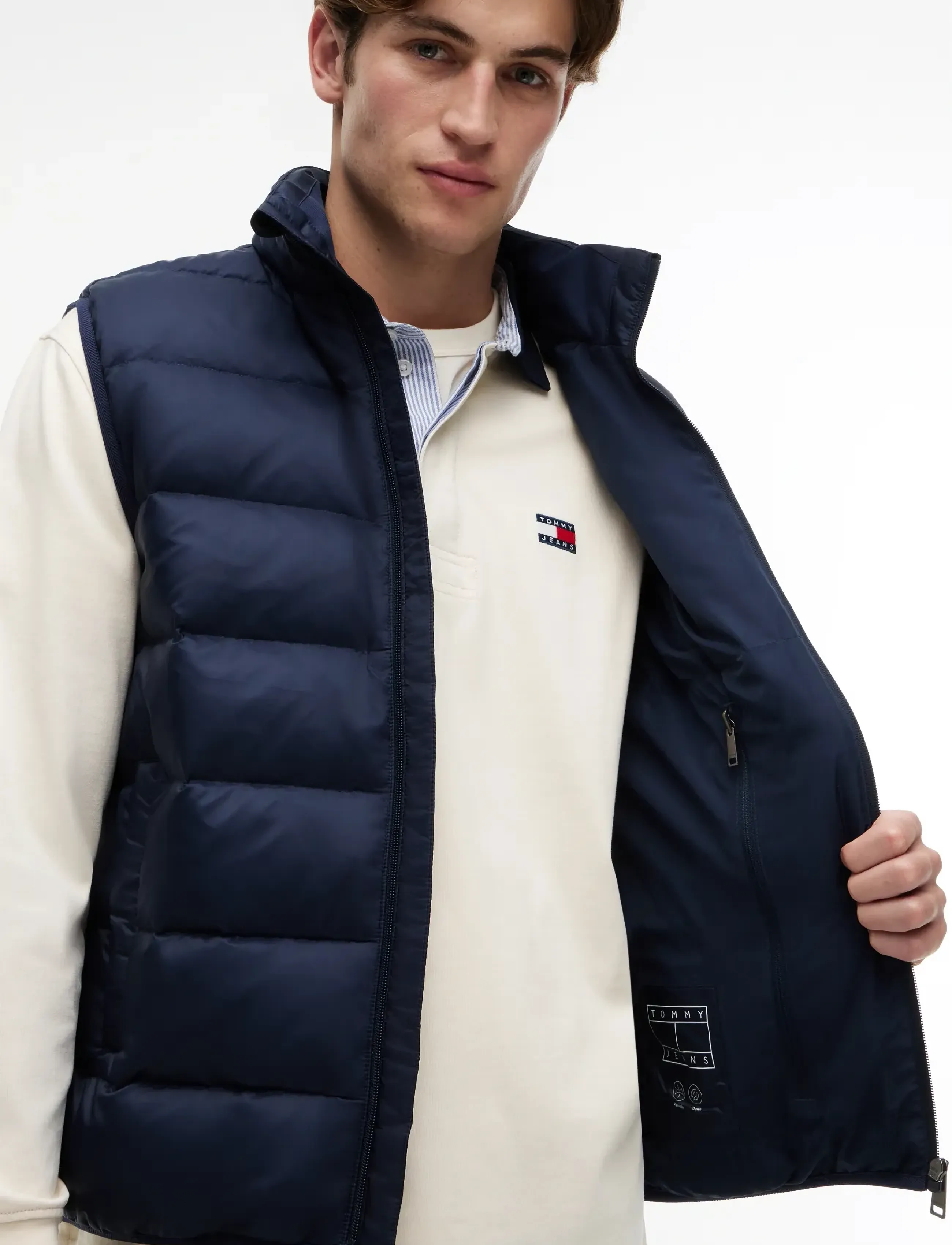 Tommy Jeans - TJM LIGHT DOWN PACKABLE VEST - westen - dark blue - 5