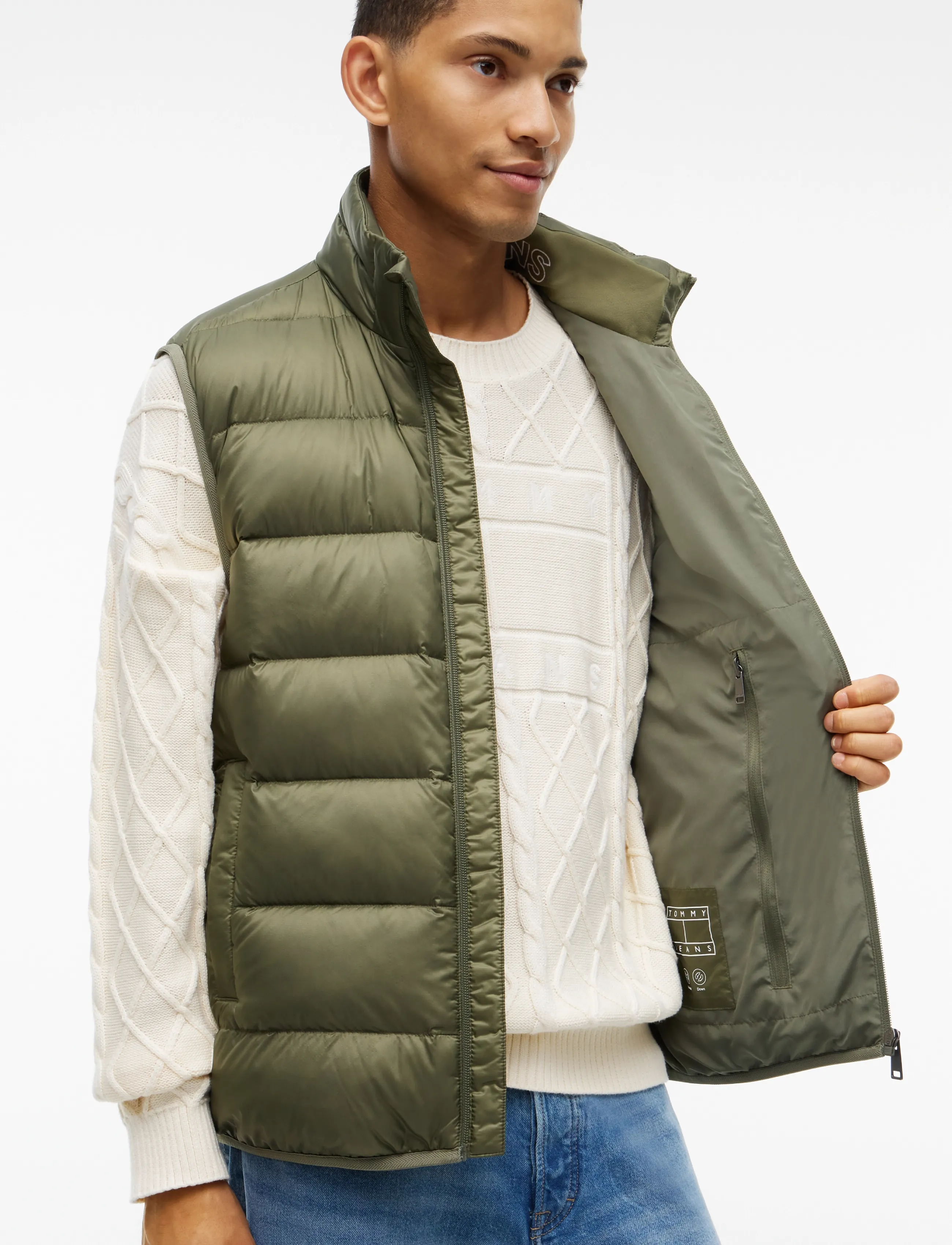 Tommy Jeans - TJM LIGHT DOWN PACKABLE VEST - vestid - rocky mountain - 3