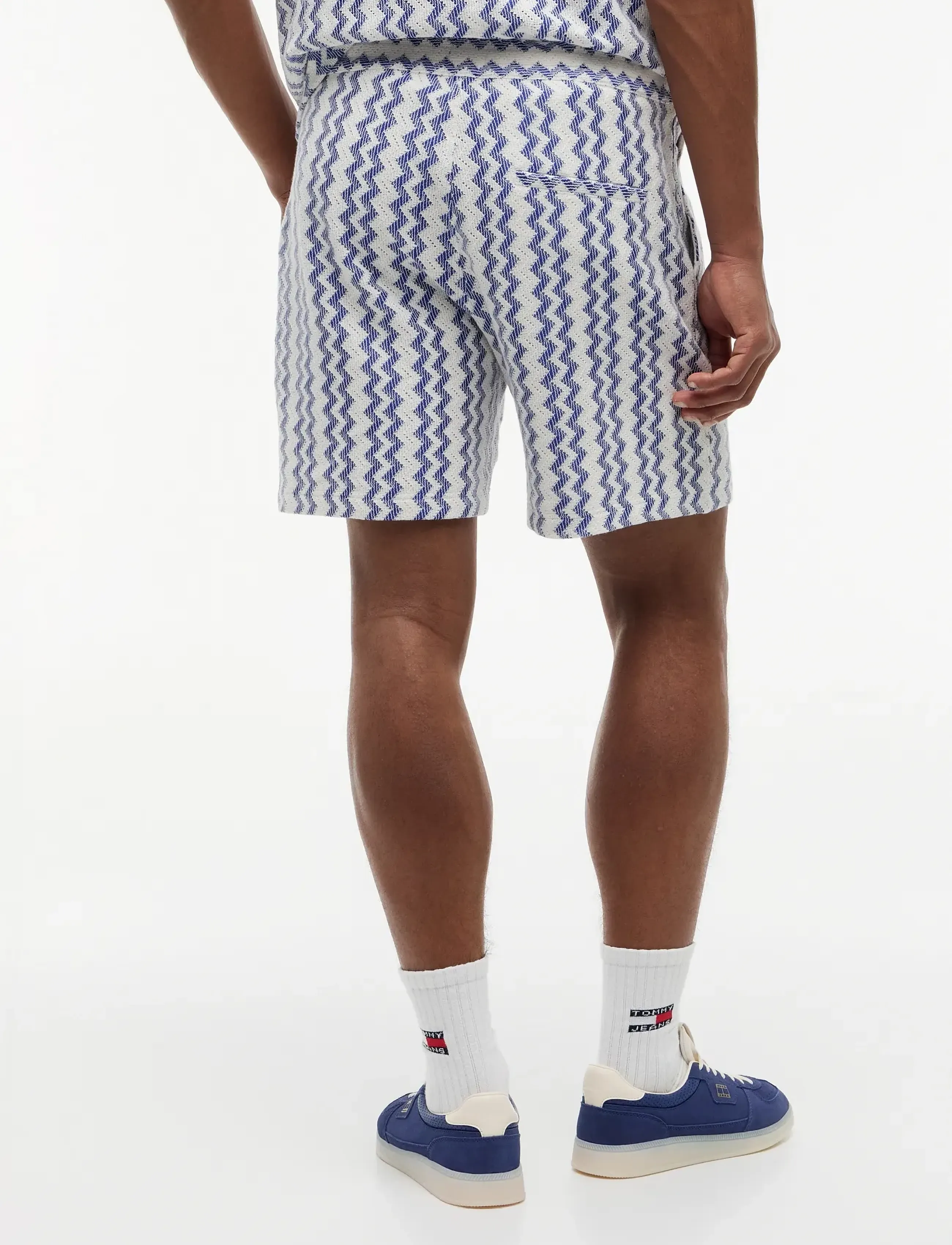 Tommy Jeans - TJM REG LACE CLUB SHORT - sweatshorts - providence blue - 2