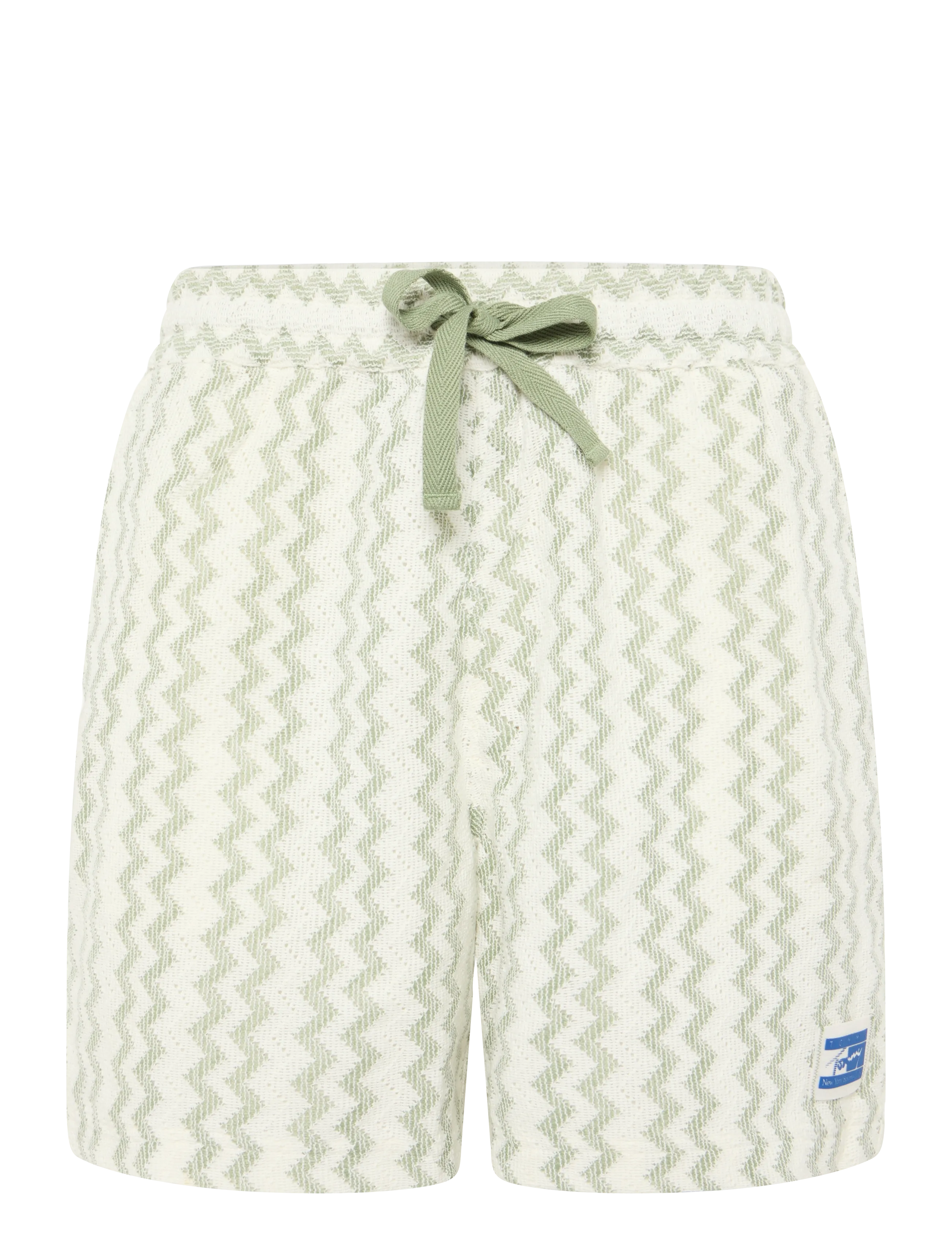 Tommy Jeans TJM REG LACE CLUB SHORT - Lühikesed dressipüksid - SPRING OLIVE / green