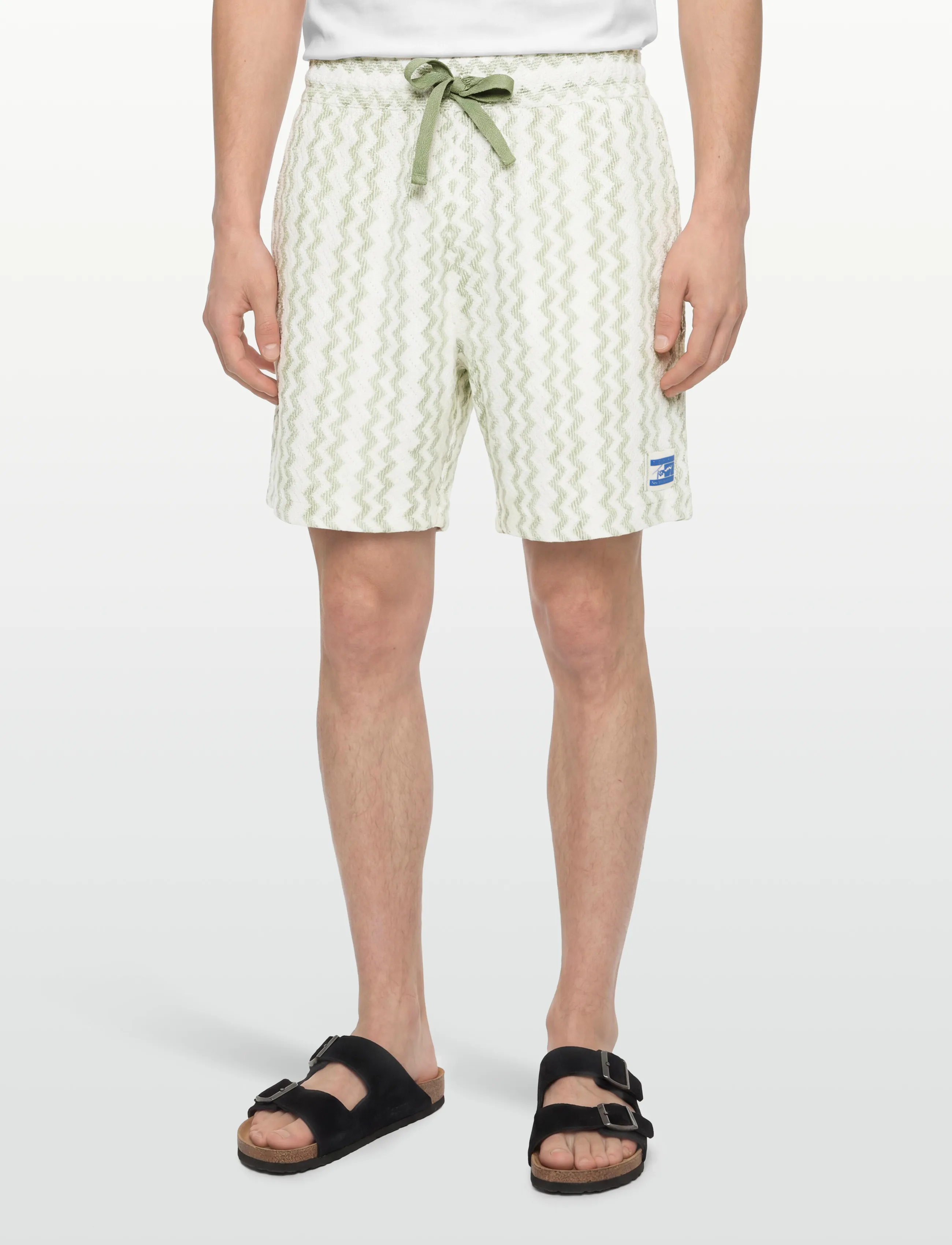 Tommy Jeans - TJM REG LACE CLUB SHORT - sweatshorts - spring olive - 3