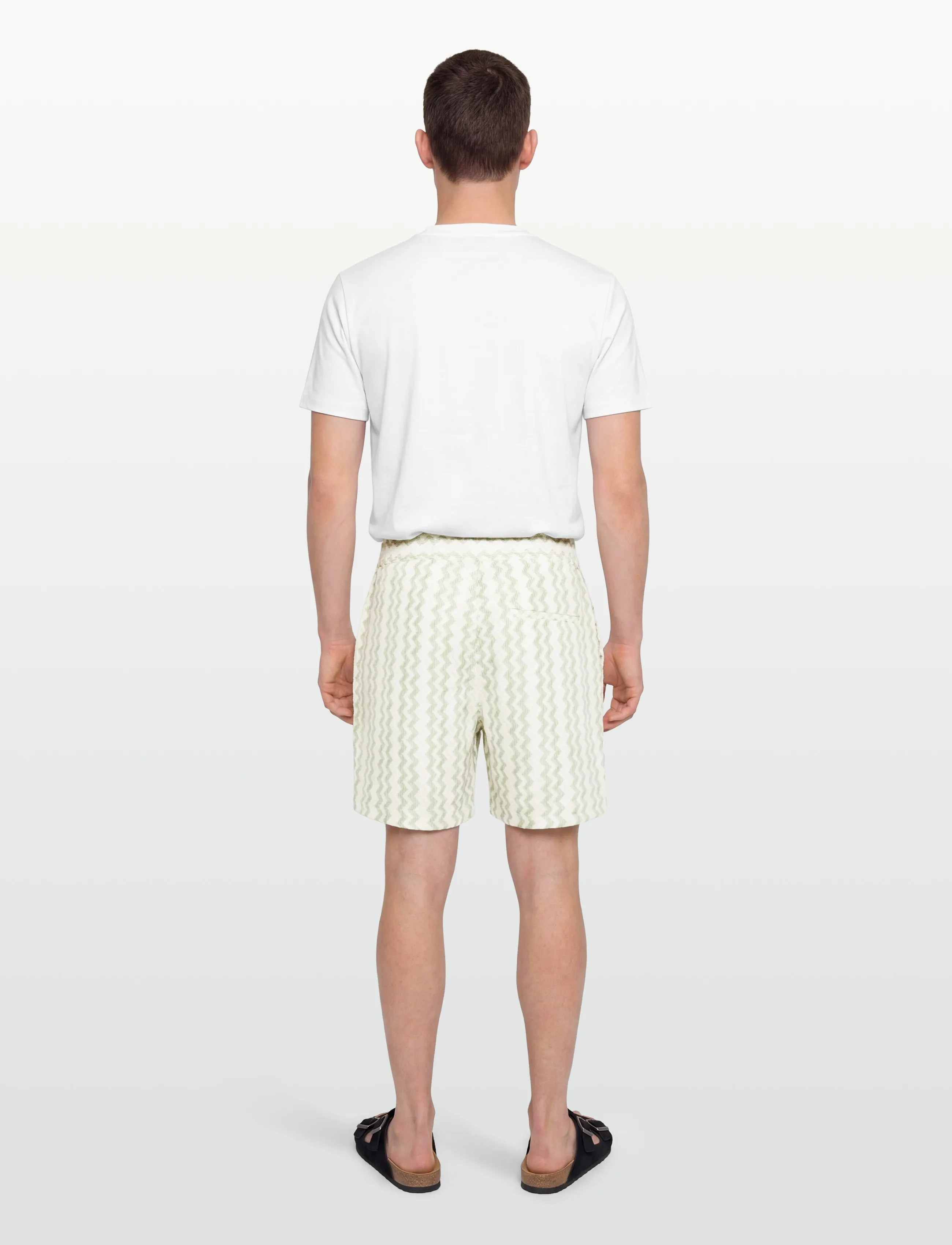 Tommy Jeans - TJM REG LACE CLUB SHORT - sweatshorts - spring olive - 4