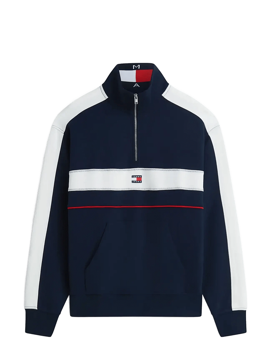 Tommy Jeans - TJM RLX CBLOCK QZ - nach stil kaufen - dark night navy - 1