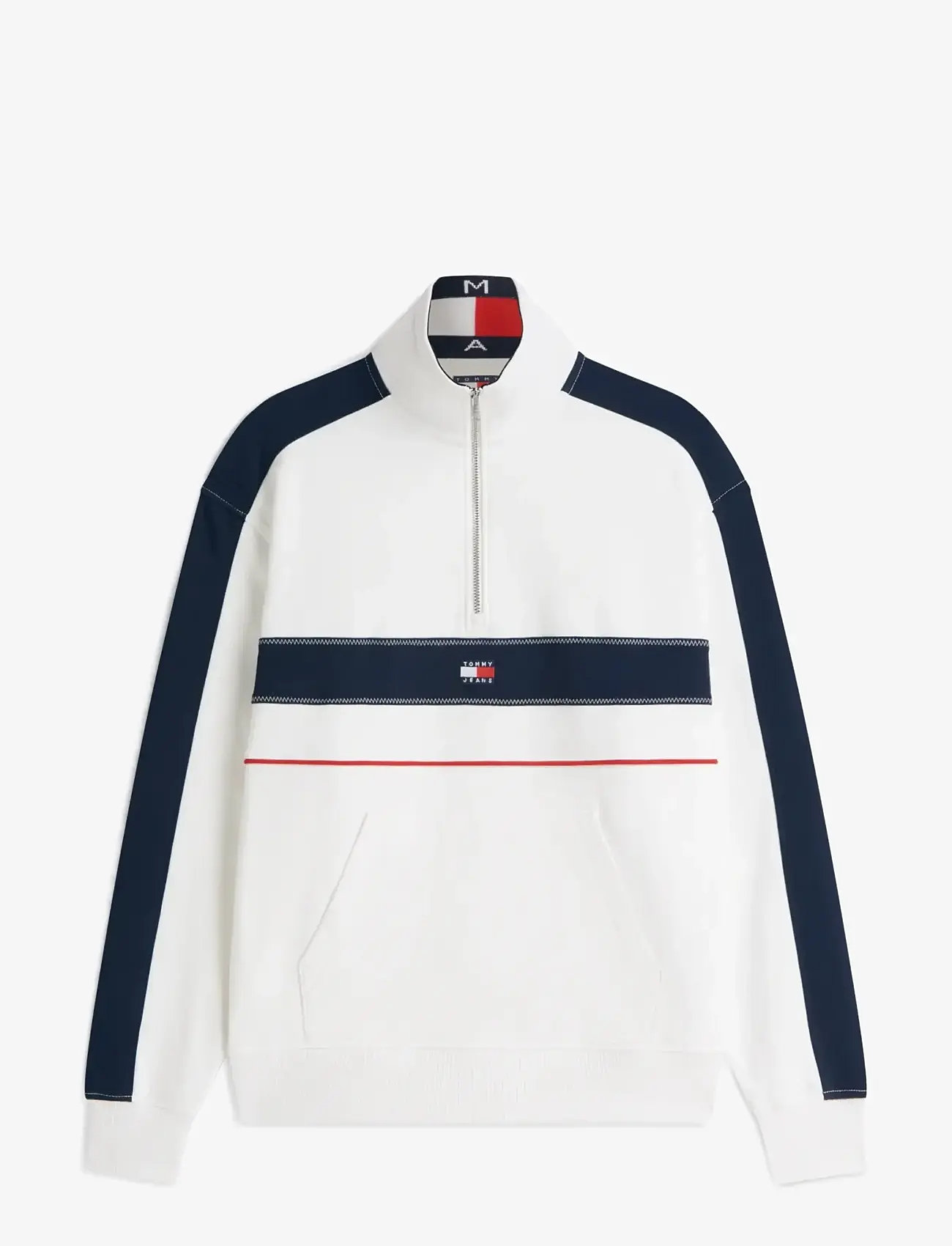 Tommy Jeans - TJM RLX CBLOCK QZ - shop efter stil - ecru - 1