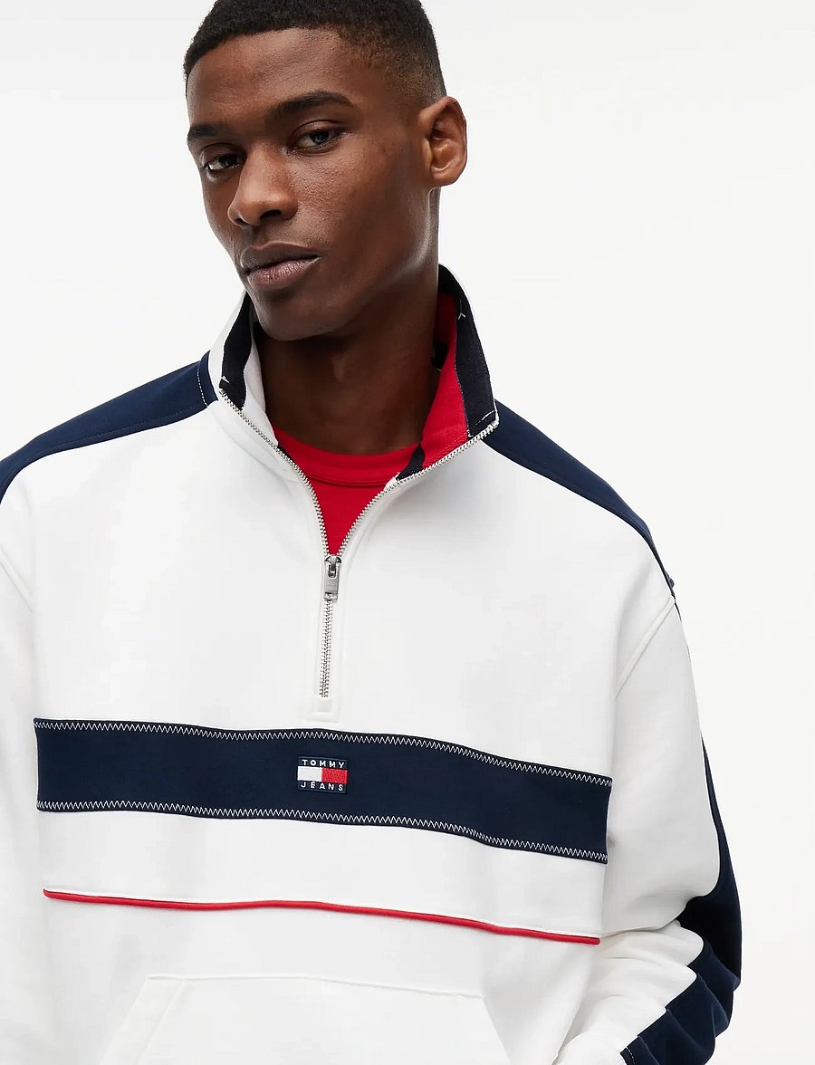 Tommy Jeans - TJM RLX CBLOCK QZ - shop by style - ecru - 3