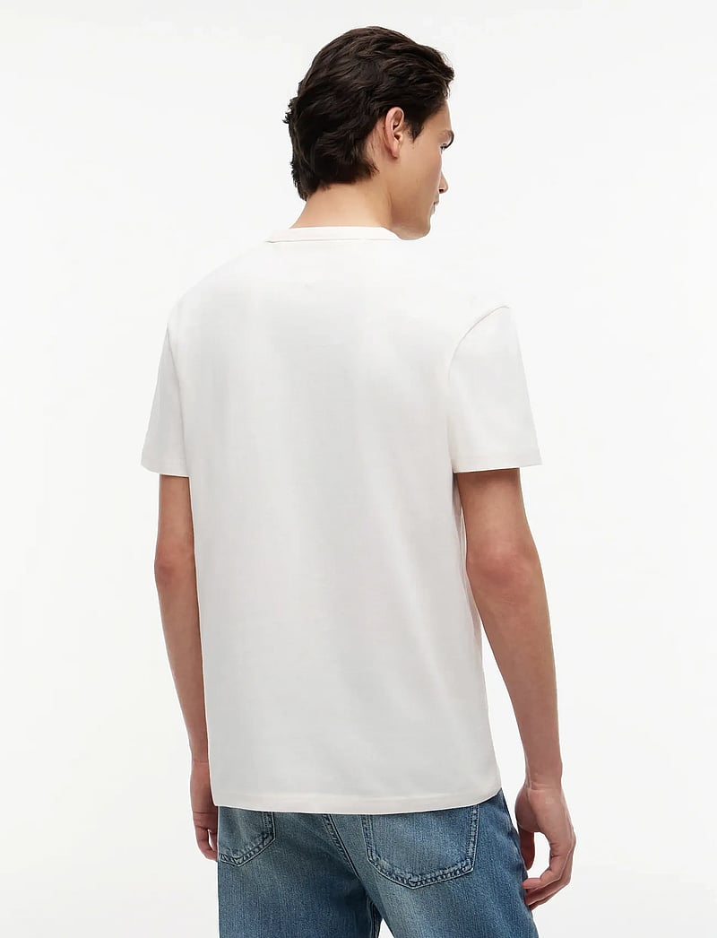 Tommy Jeans - TJM REG TAPE TEE - kurzärmelig - ancient white - 3