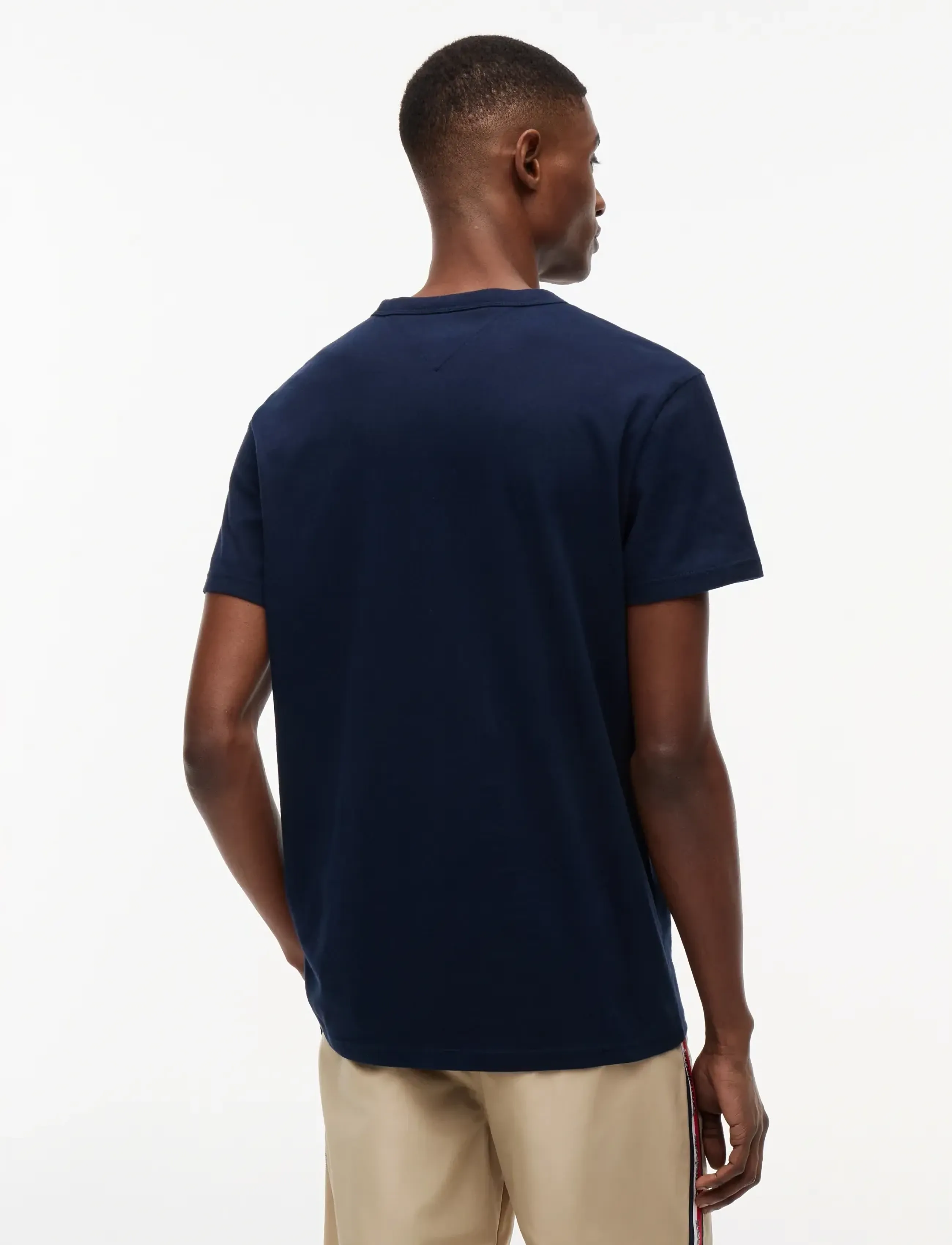 Tommy Jeans - TJM REG TAPE TEE - kurzärmelig - dark night navy - 2