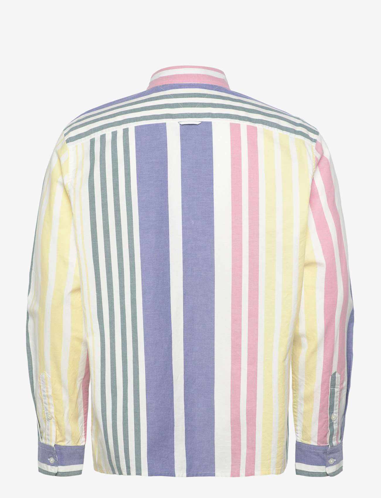 Tommy Jeans - TJM OXFORD FUN STRIPE SHIRT EXT - striped shirts - ecru stripe - 1