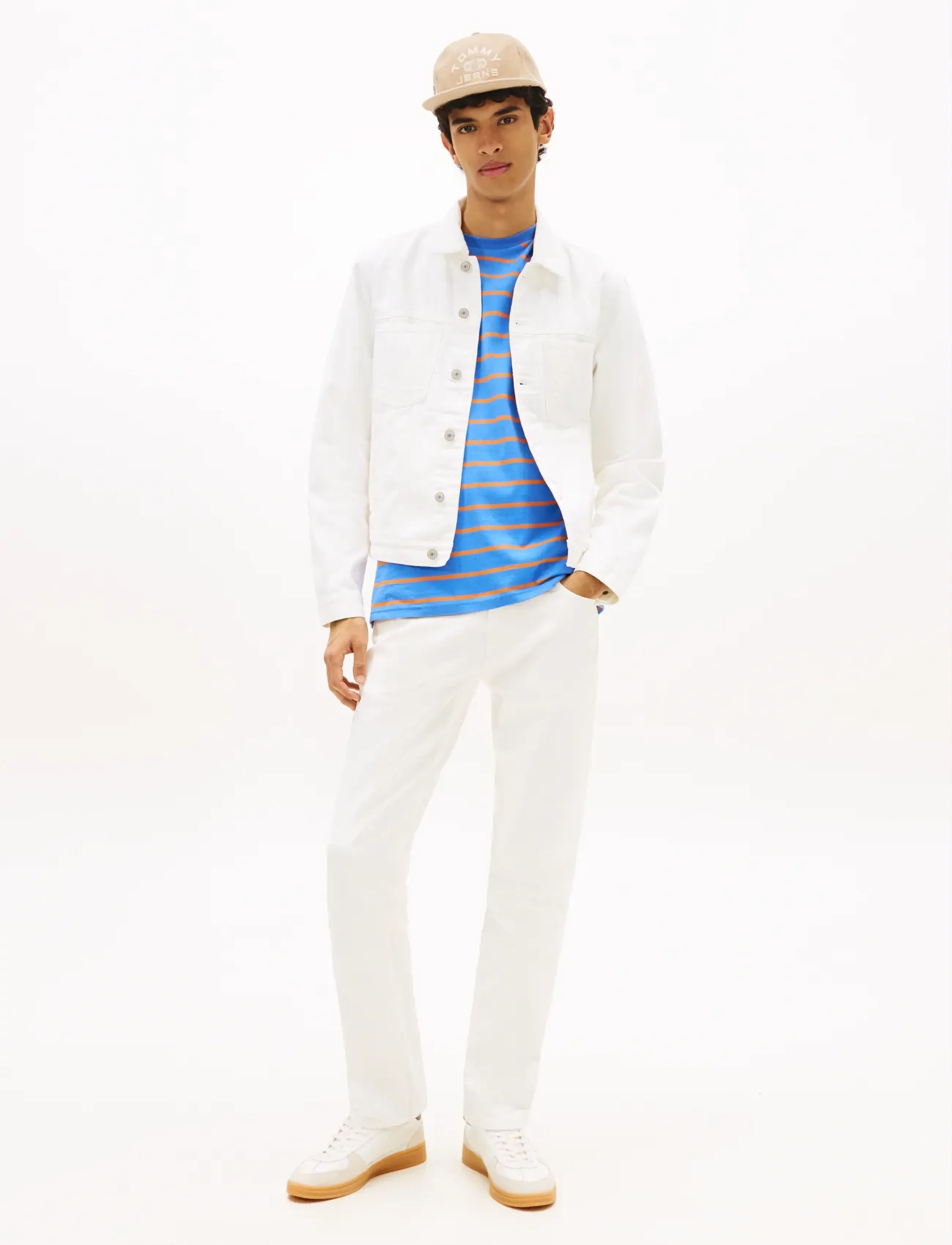 Tommy Jeans - SCANTON SLIM BJ4191 - bukser & jeans - denim white 01 - 3