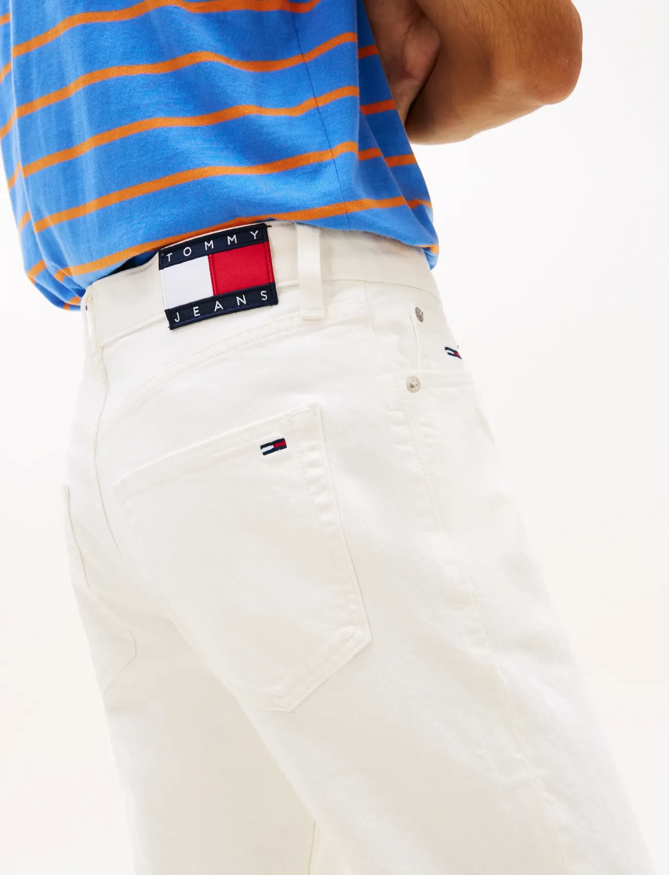 Tommy Jeans - SCANTON SLIM BJ4191 - bukser & jeans - denim white 01 - 4