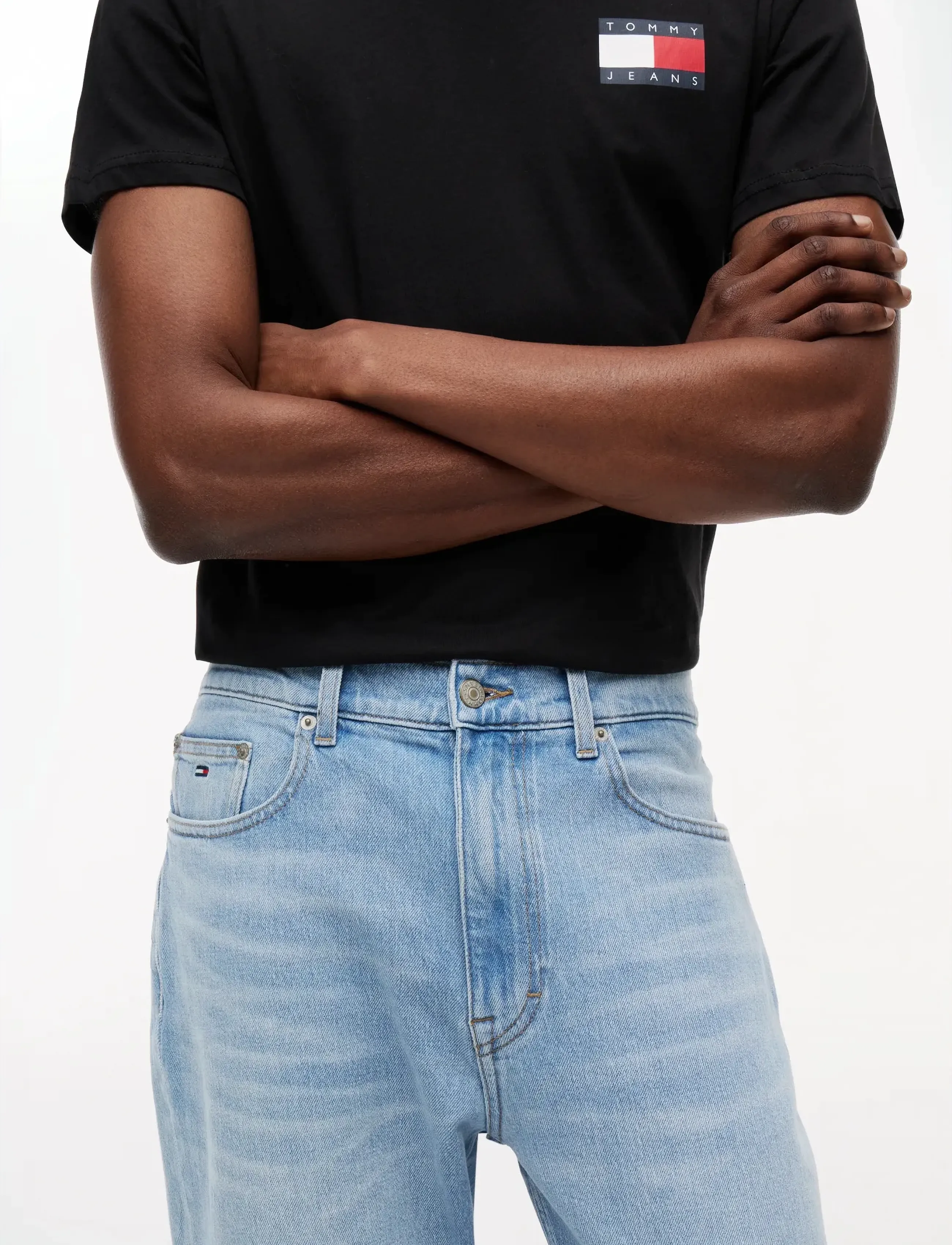 Tommy Jeans - SONNY RGLR TPRD BJ0111 CO - tapered jeans - denim light - 4