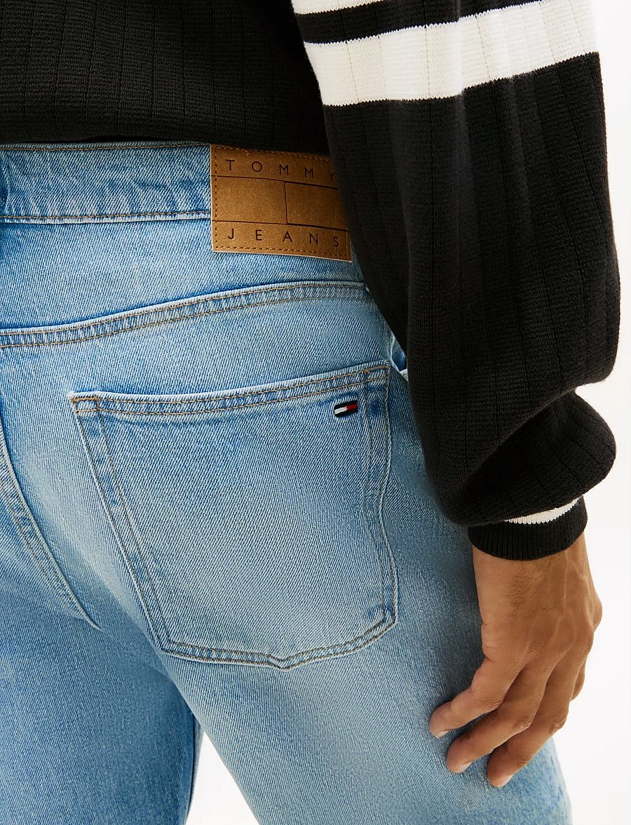 Tommy Jeans - OTIS REGULAR STR BJ0111 CO - normale jeans - denim light - 4