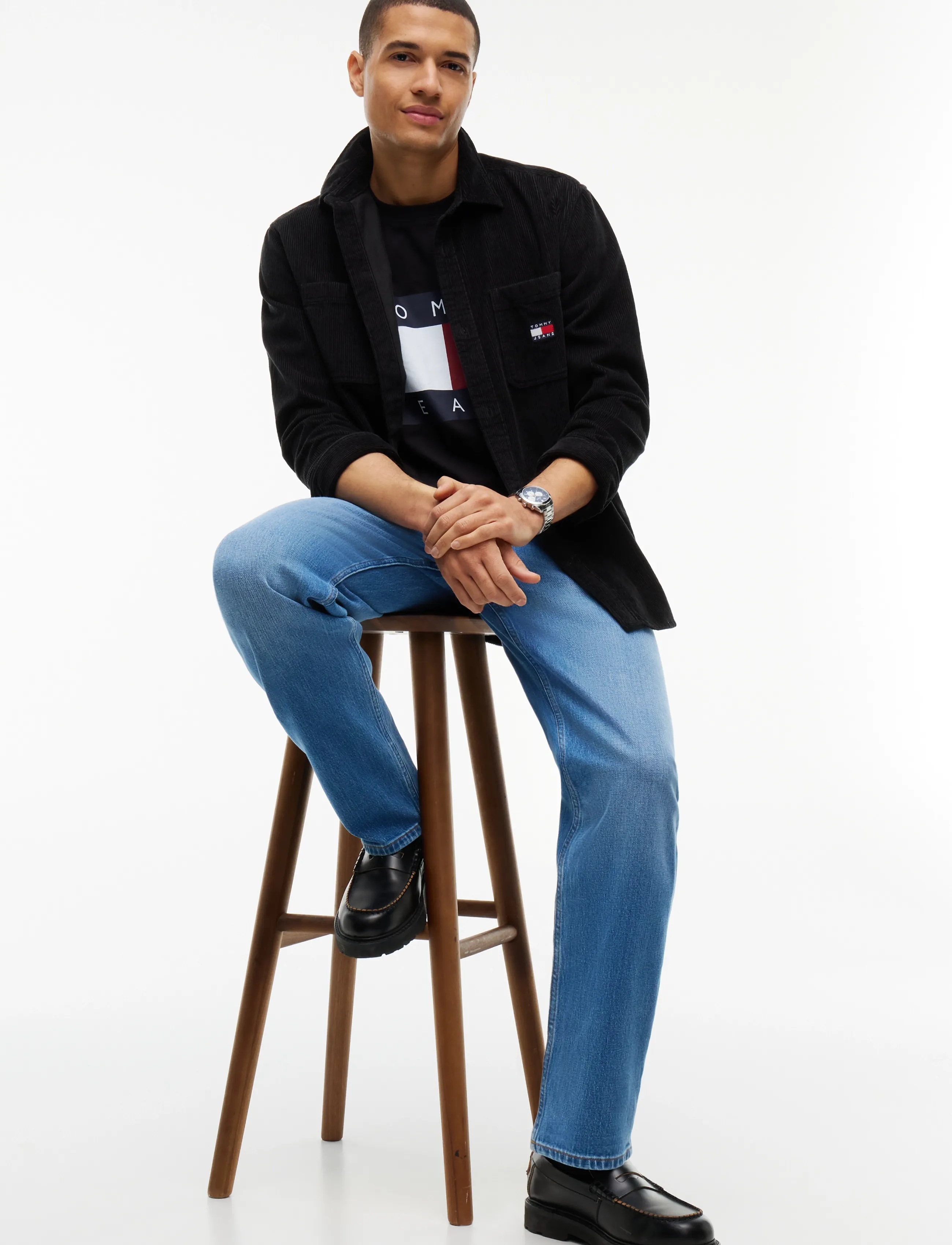 Tommy Jeans - SONNY TAPERED BJ0133 - tapered jeans - denim medium - 5