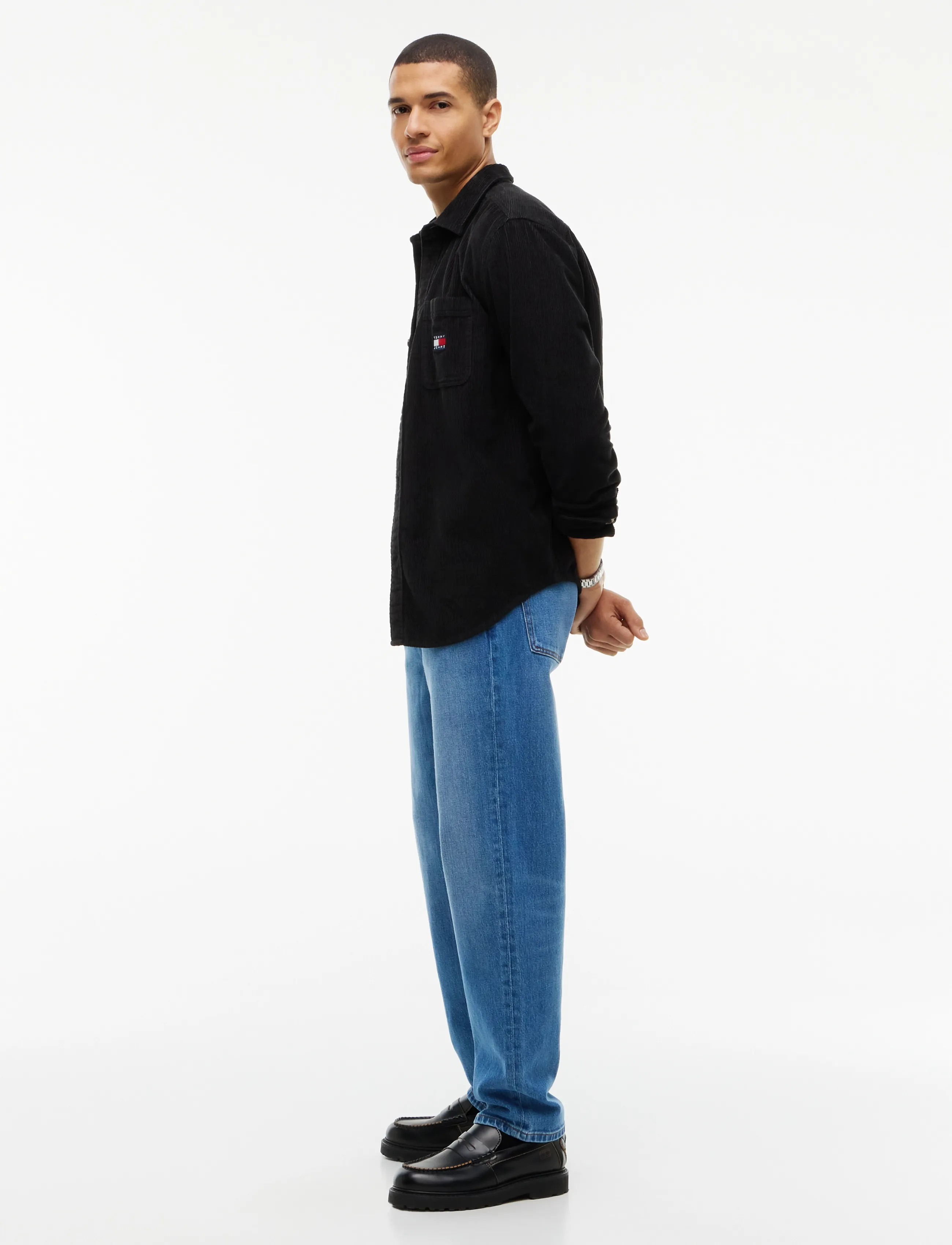Tommy Jeans SONNY TAPERED BJ0133 - Streetstyle - DENIM MEDIUM / blue