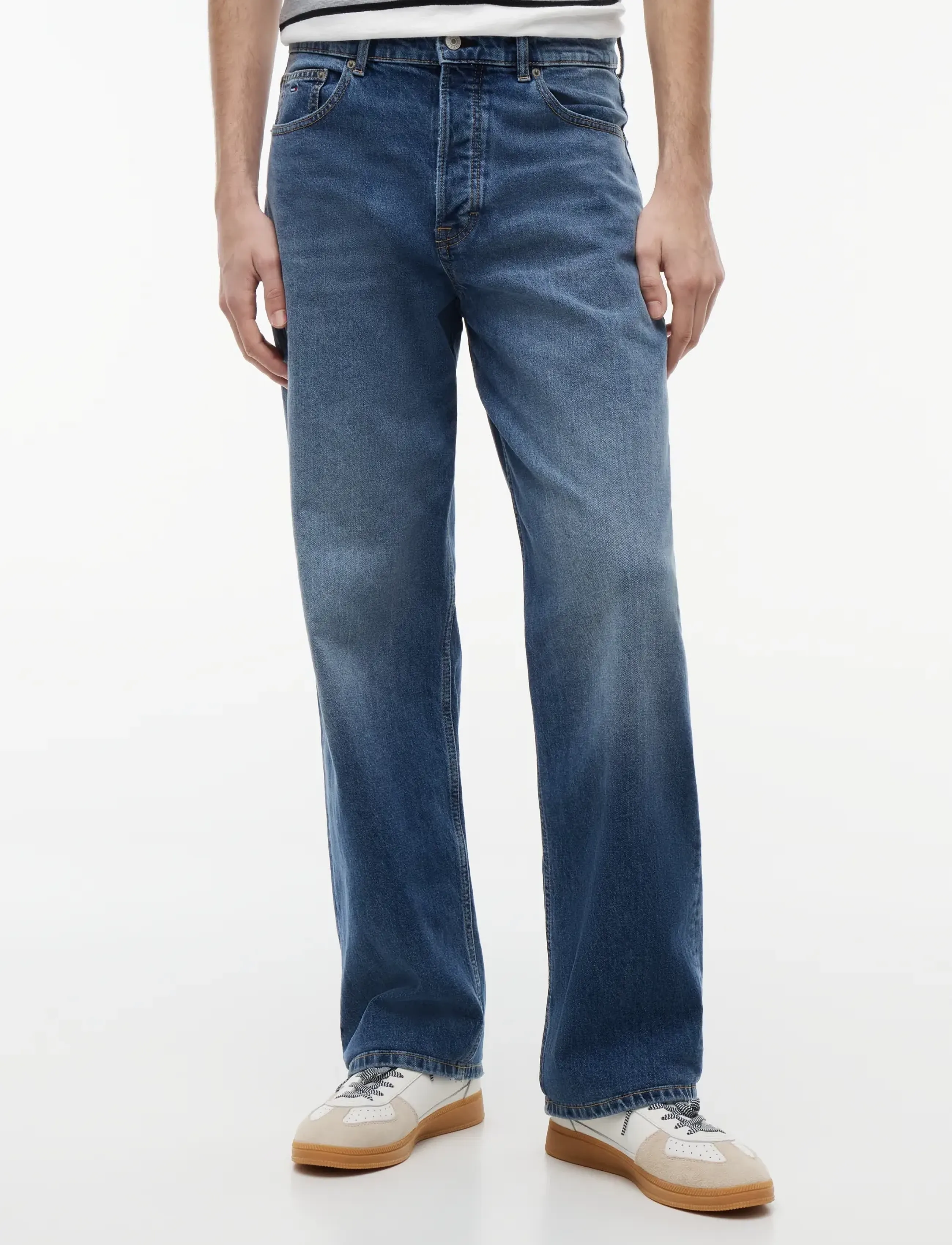 Tommy Jeans JAIMIE LOOSE STRAIGHT BJA130 - Jeans - DENIM MEDIUM / blue