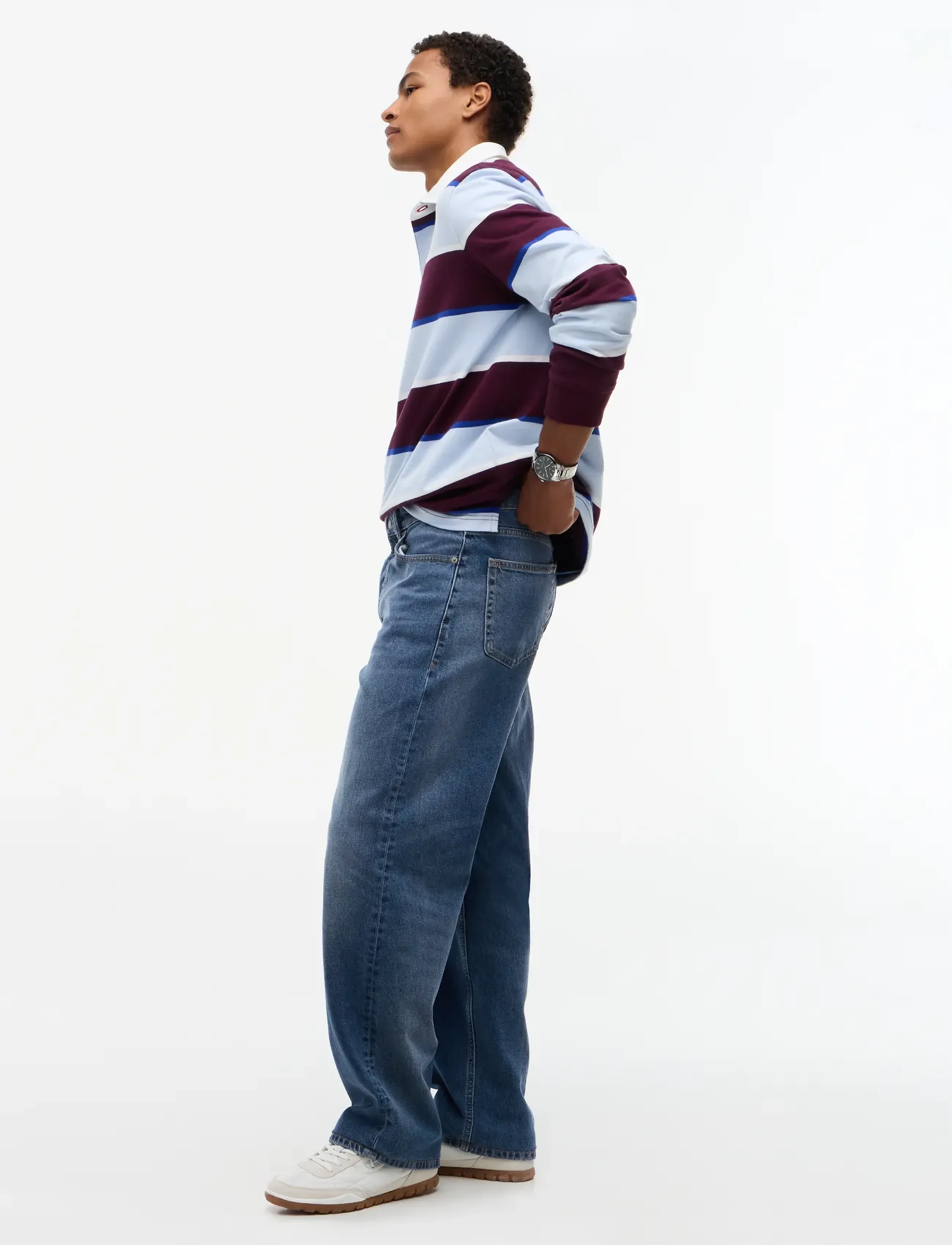 Tommy Jeans JAIMIE LOOSE STRAIGHT BJA130 - Tänavastiil - DENIM MEDIUM / blue
