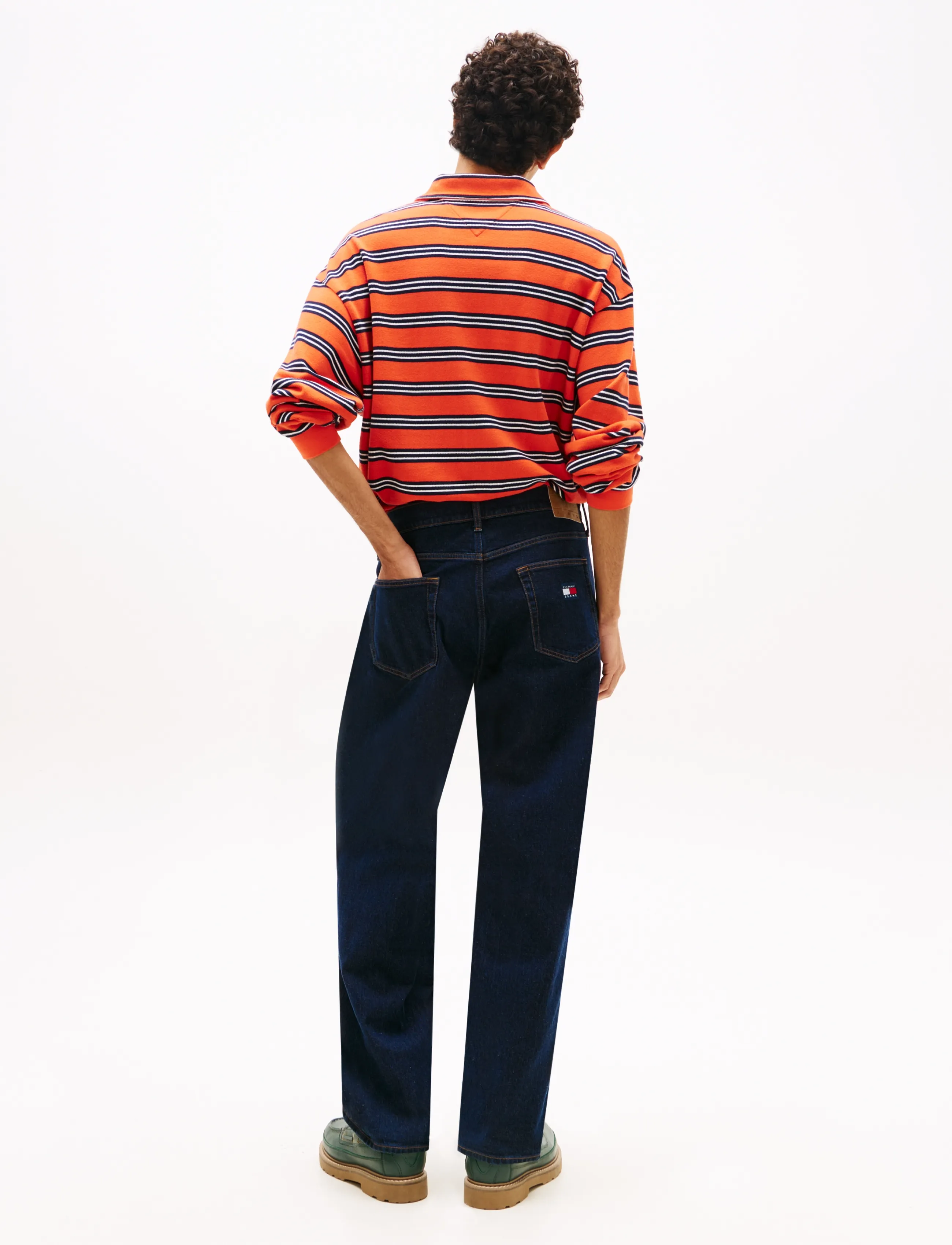 Tommy Jeans - JAIMIE LOOSE STRAIGHT BJA150 - alt laienevad teksad - denim dark - 3