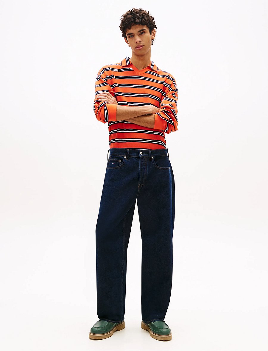 Tommy Jeans - JAIMIE LOOSE STRAIGHT BJA150 - alt laienevad teksad - denim dark - 4
