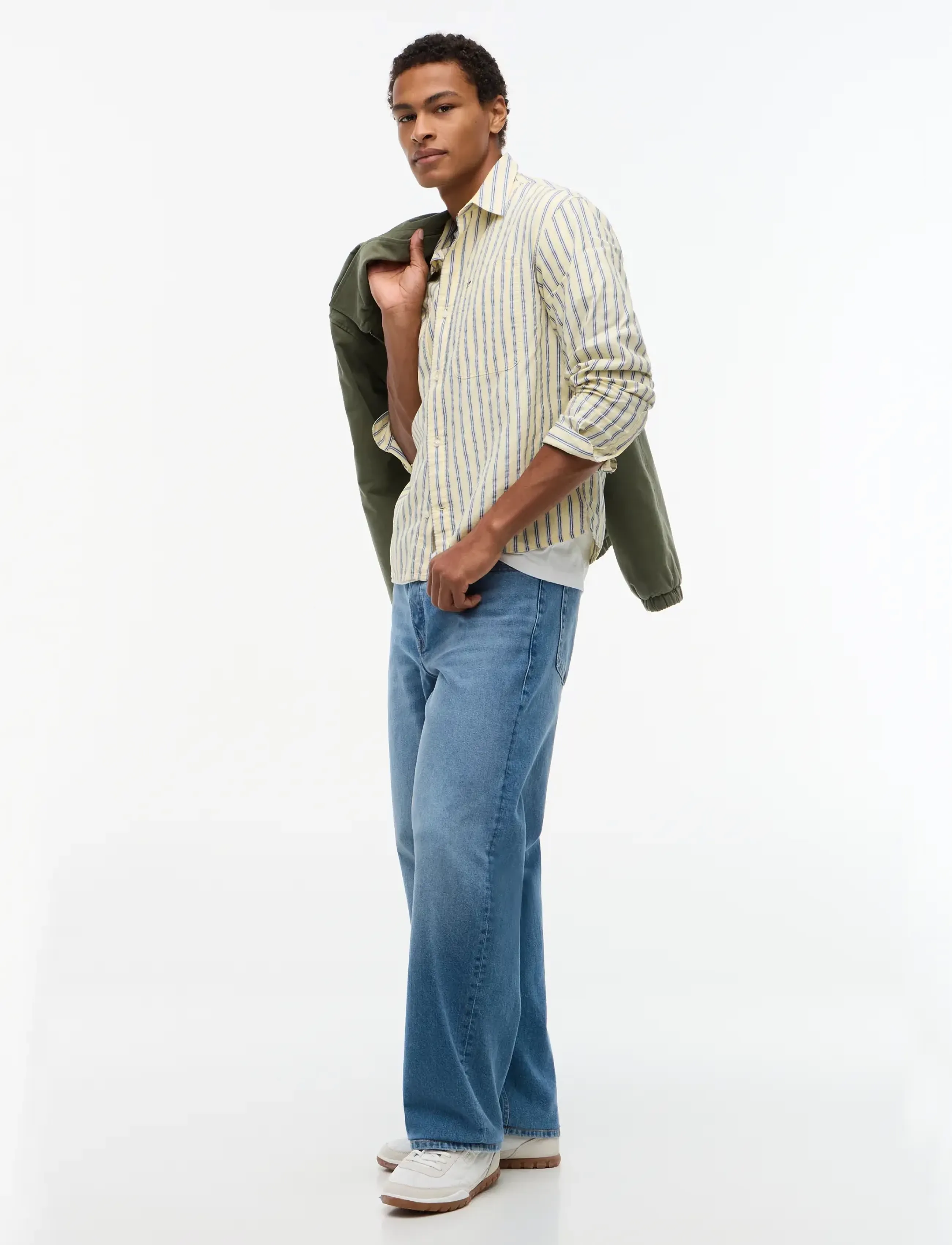 Tommy Jeans JAIMIE LOOSE STRAIGHT BJA138 - Jeans - DENIM MEDIUM / blue