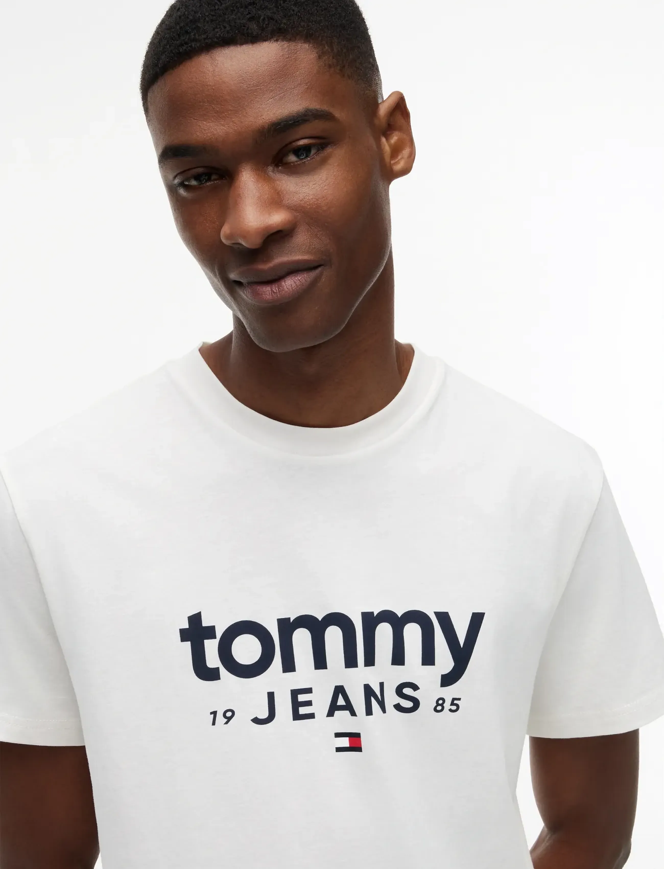 Tommy Jeans - TJM SLIM GRAPHIC TEE EXT - short-sleeved t-shirts - ancient white - 3