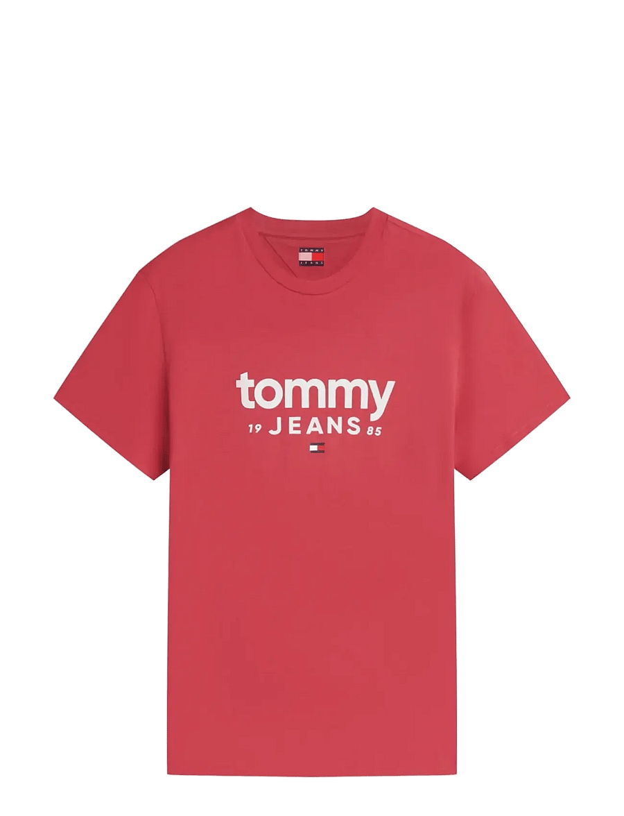 Tommy Jeans - TJM SLIM GRAPHIC TEE EXT - kurzärmelige t-shirts - anthem red - 1
