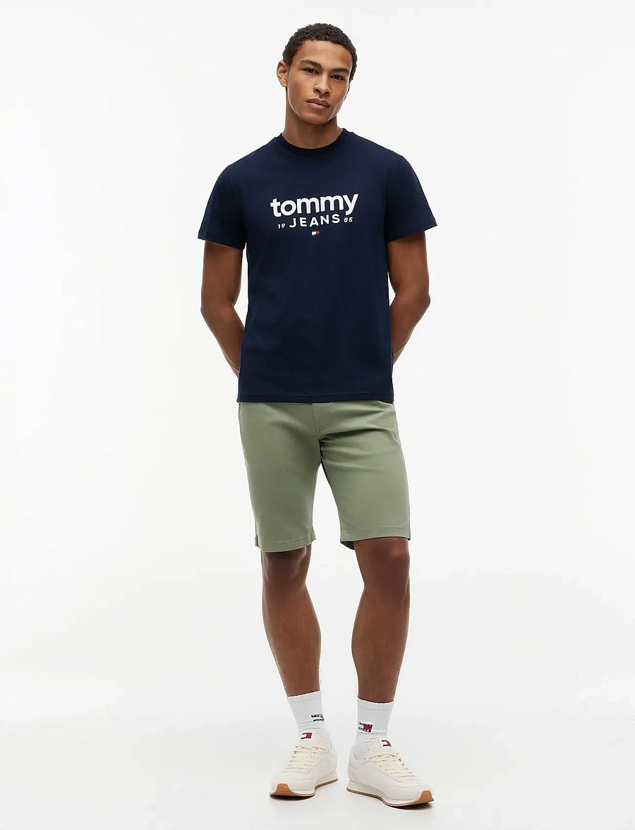 Tommy Jeans - TJM SLIM GRAPHIC TEE EXT - kurzärmelige t-shirts - dark night navy - 4