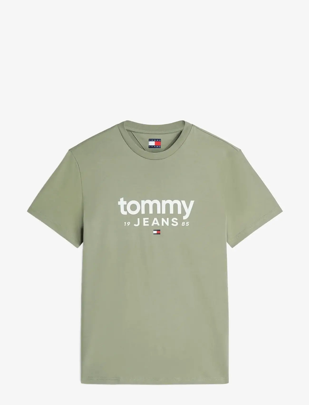 Tommy Jeans - TJM SLIM GRAPHIC TEE EXT - kortærmede t-shirts - spring olive - 1